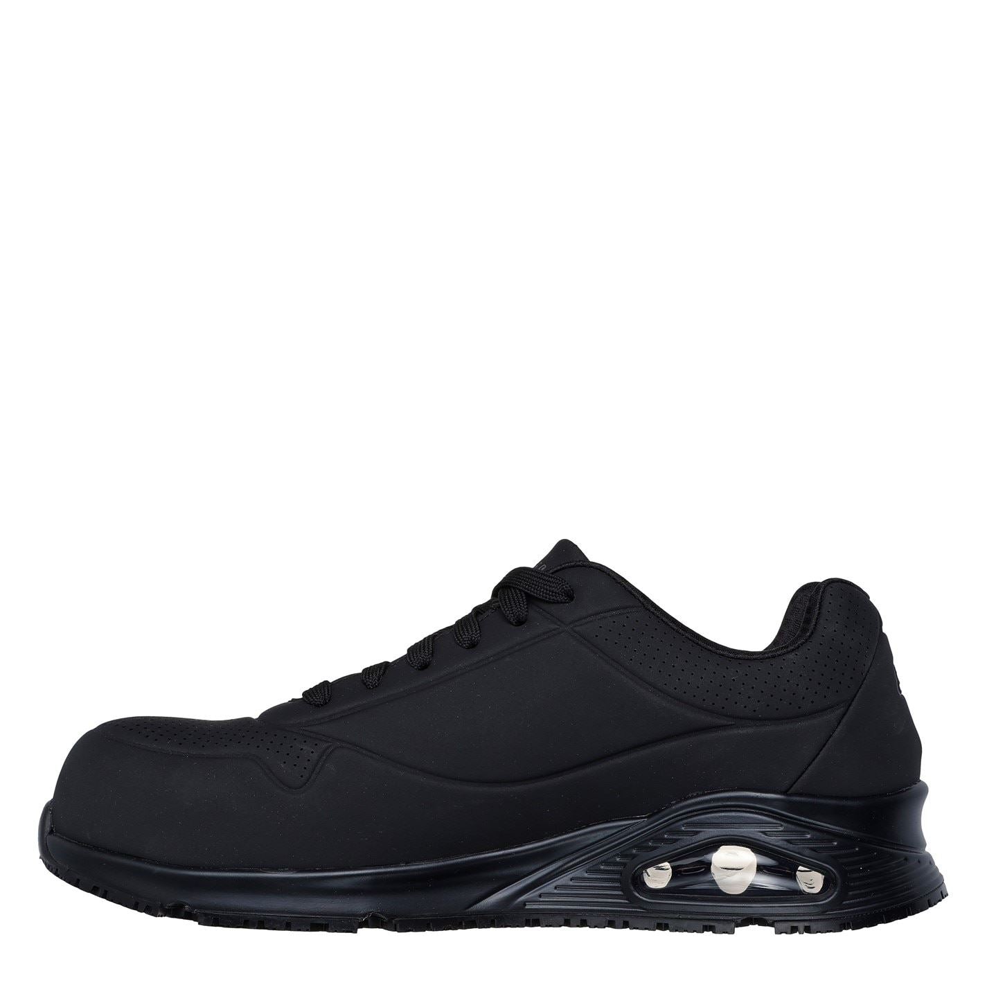 Skechers Mens Lace Up Safety Toe Athletic W Skec Steel Cap Boots