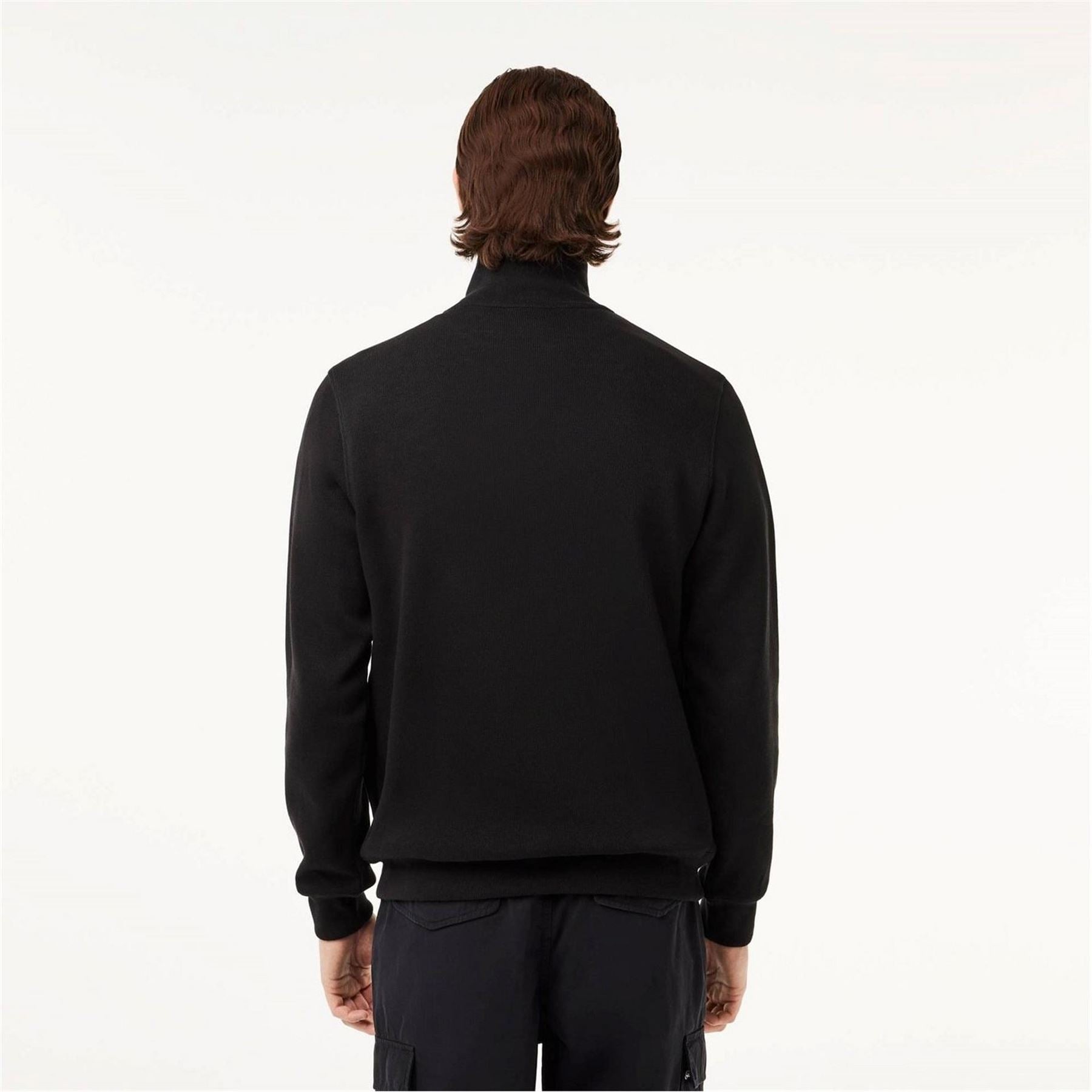 Lacoste Quarter Zip Fleece Top