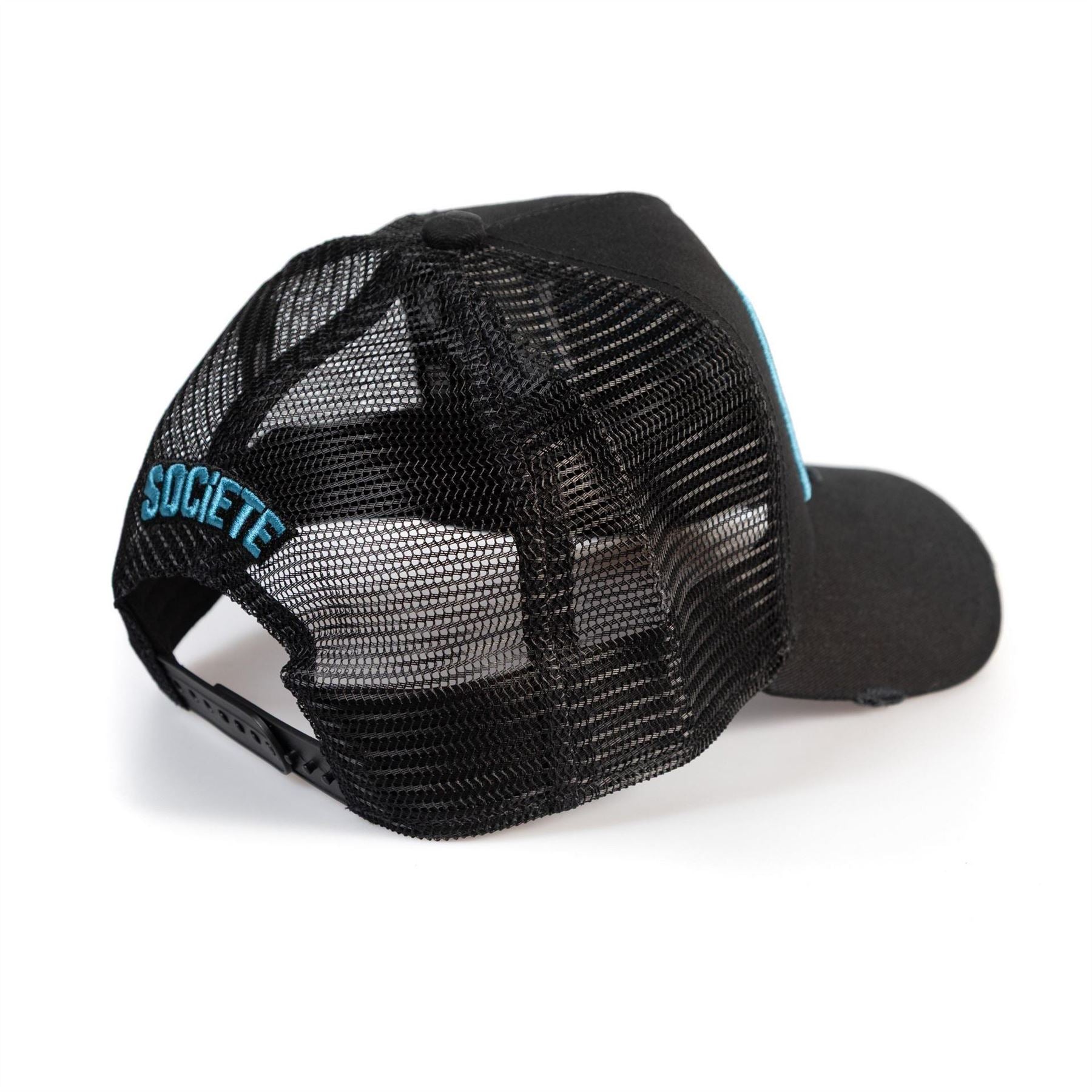 Societe Noir Logo Embroidered Trucker Cap