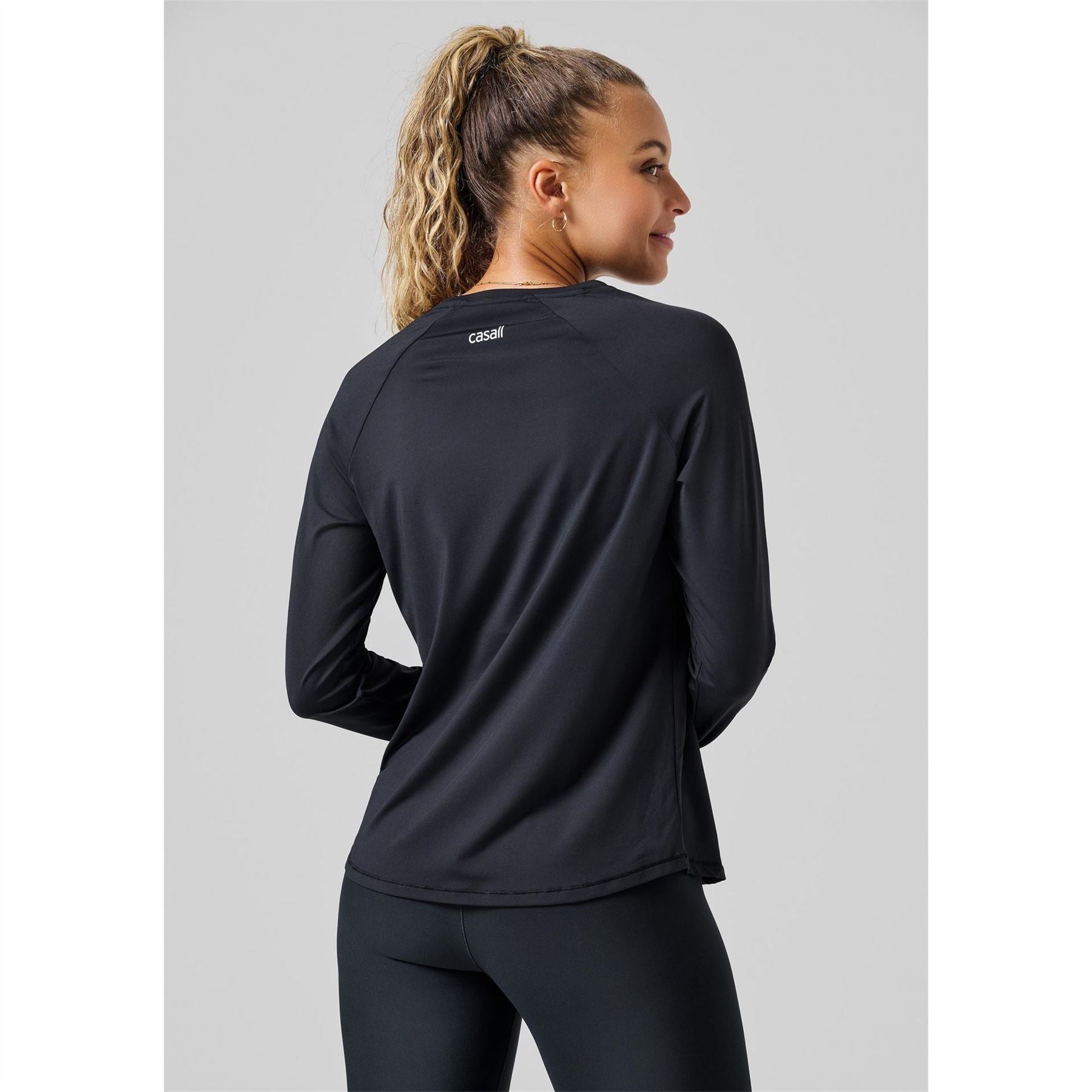 Casall Raglan Sleeve Crew Neck Regular Fit T-Shirt