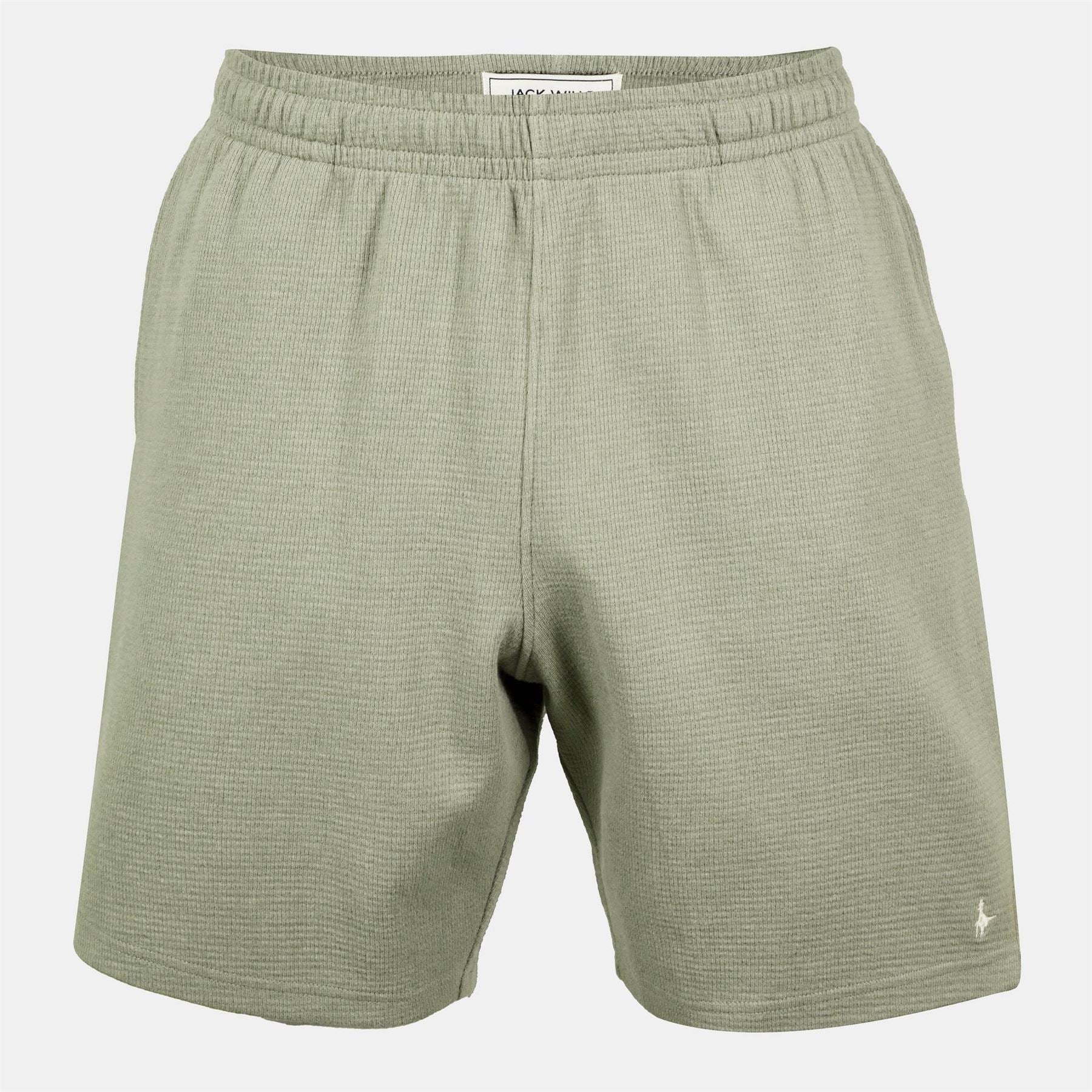 Jack Wills Waffle Bermuda Sweat Shorts with Elasticated Waistband