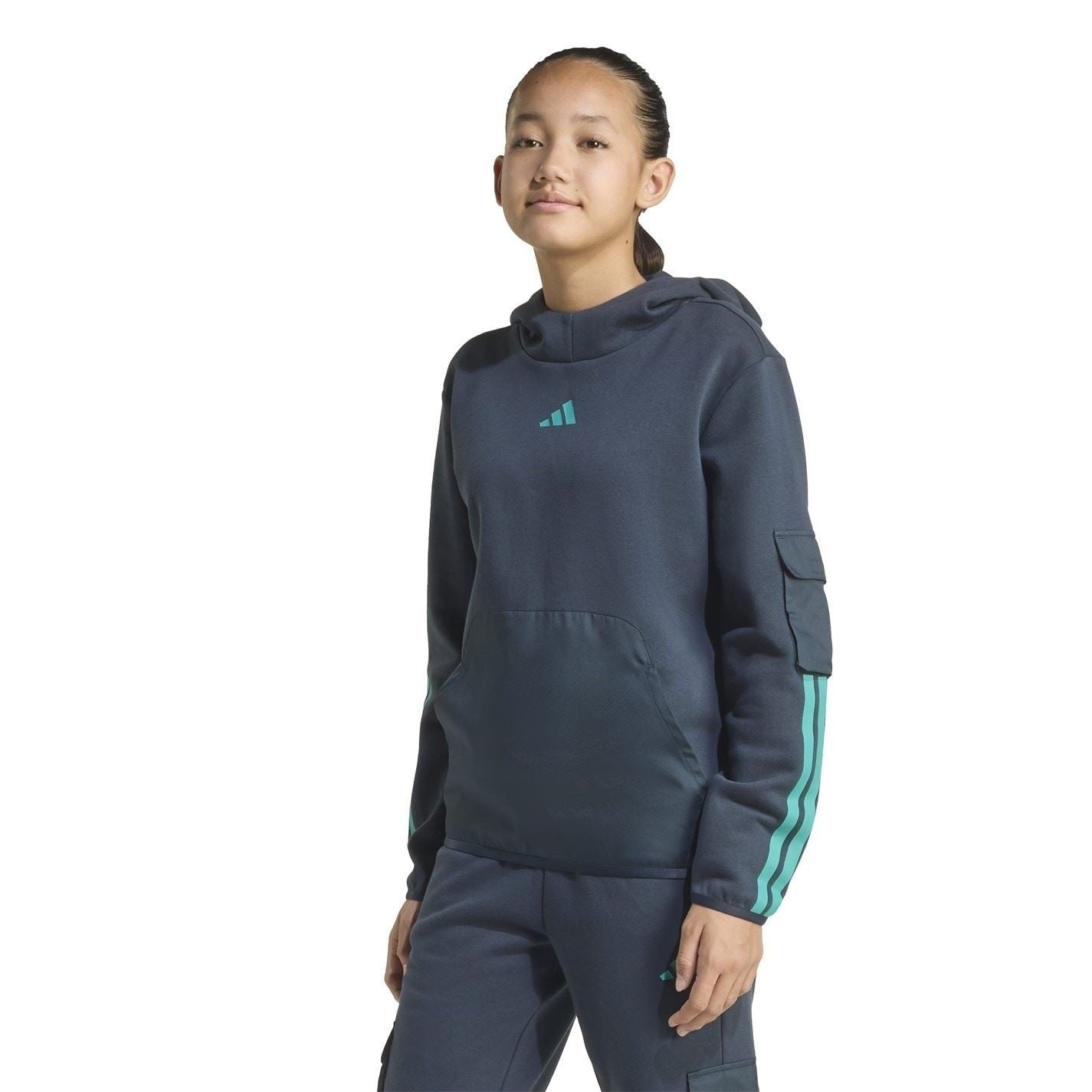 adidas Regular Fit Hooded Neck Sweatshirt