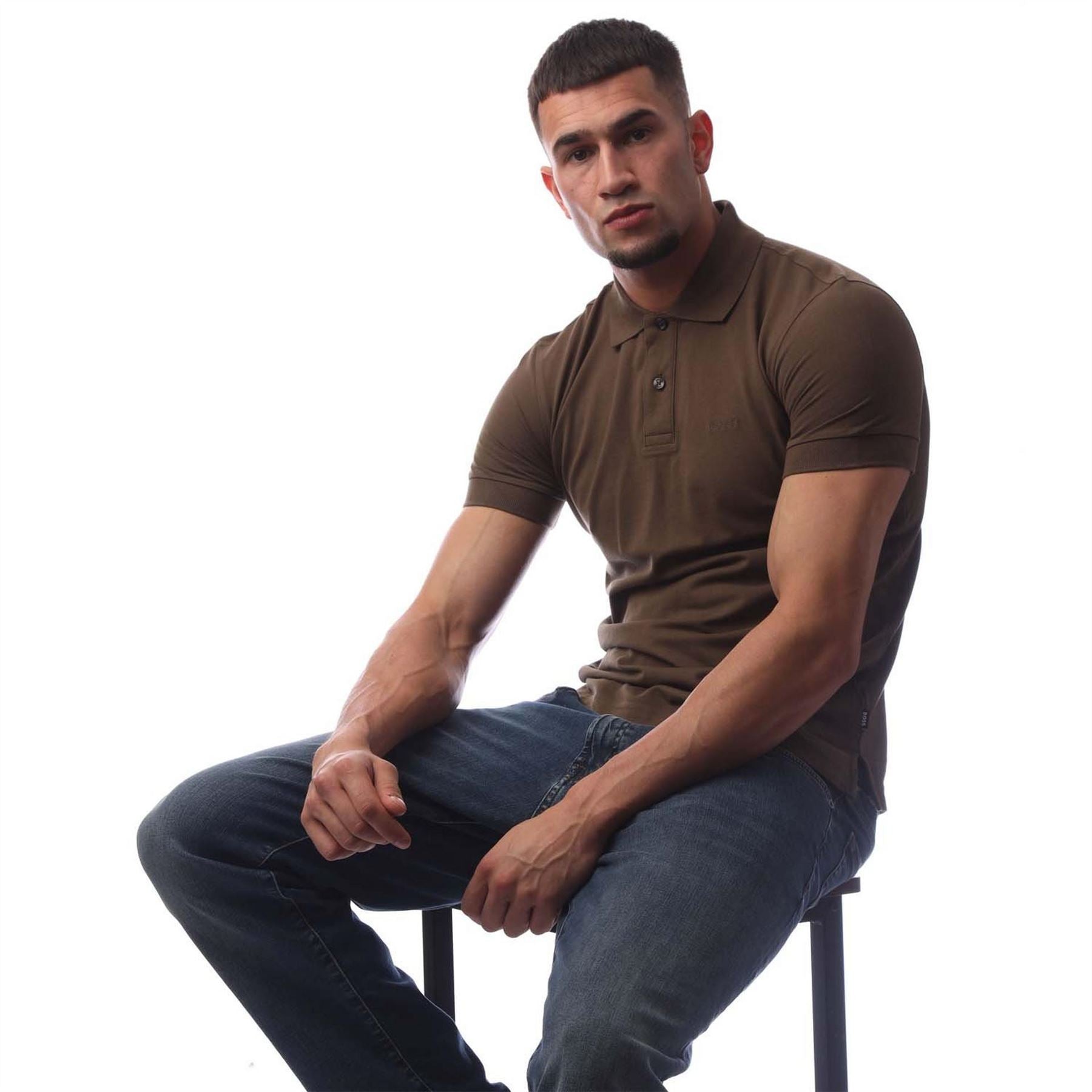Boss BOSS Firenze Short Sleeve Polo Shirt with Logo Detail
