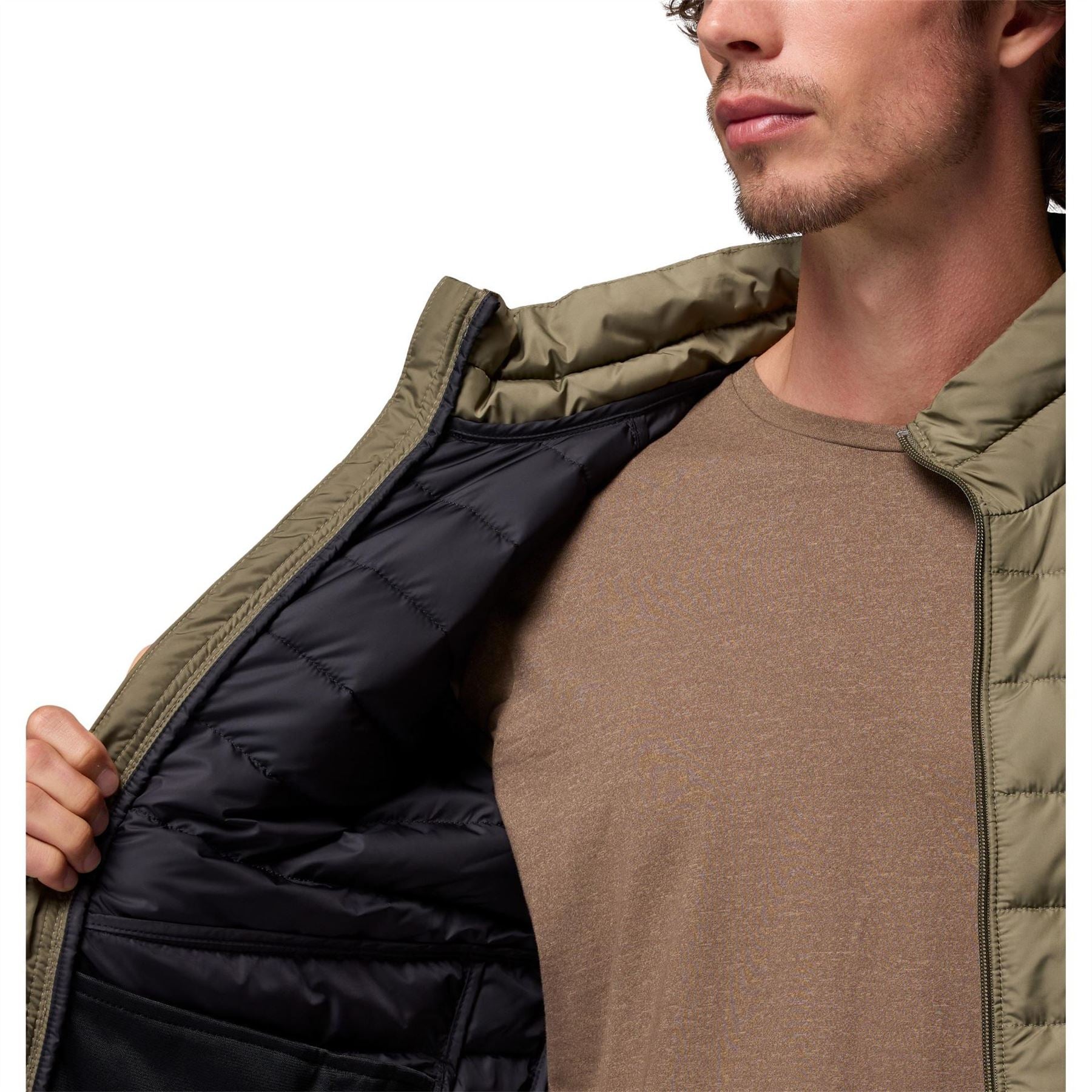 Columbia Mens Foster Solid Patterned Gilet