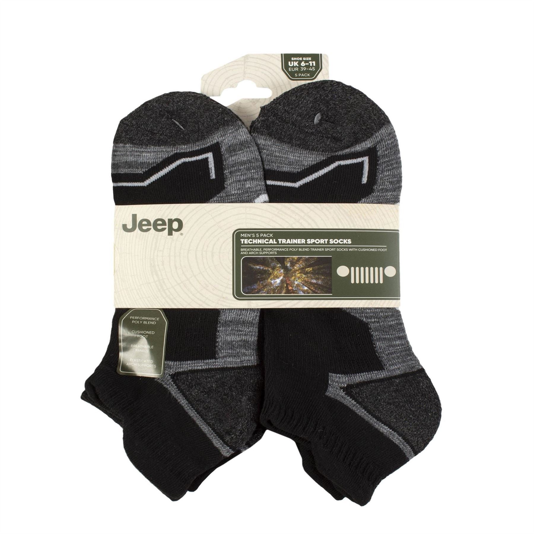 Jeep Performance Trainer Ankle Socks