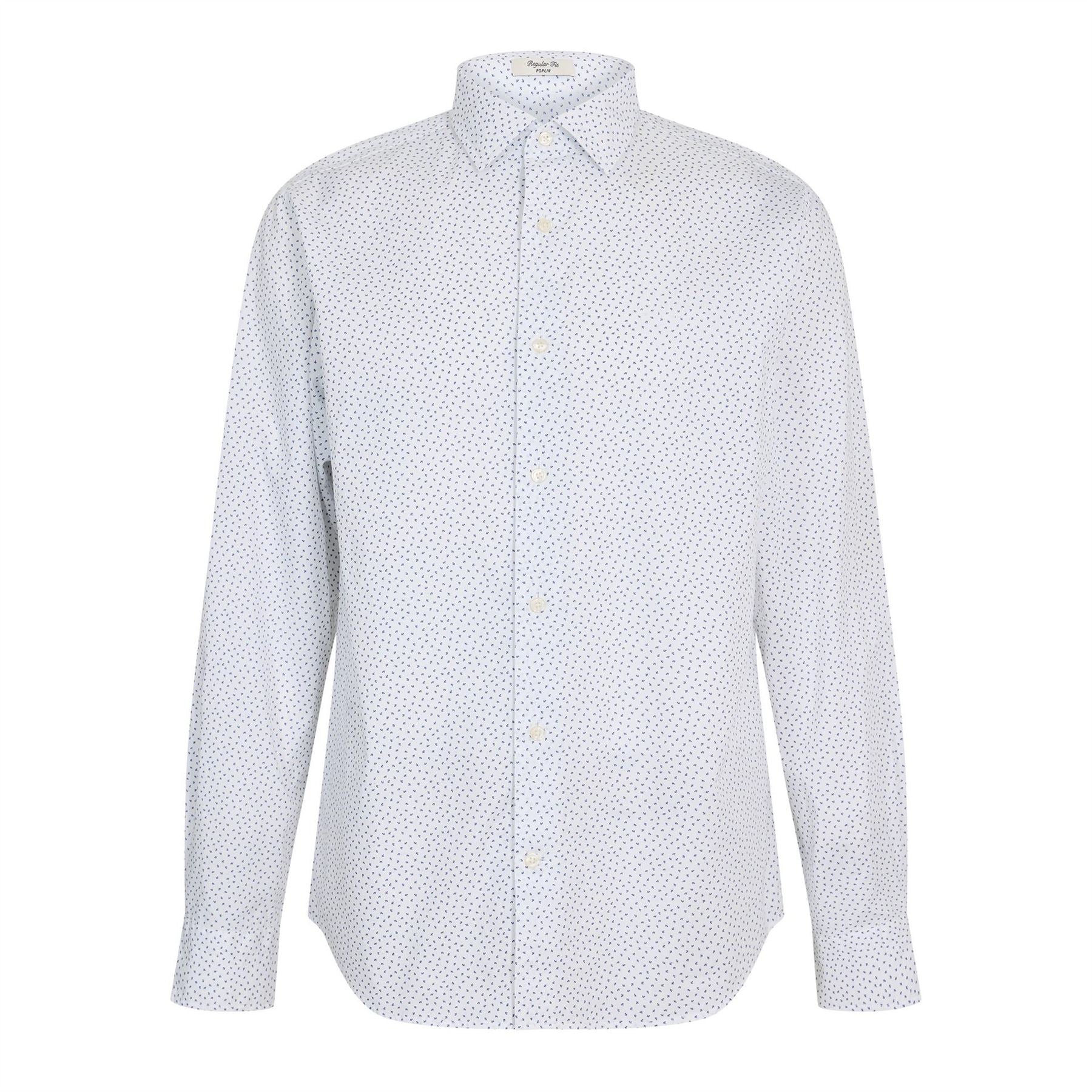 Gant Poplin All Over Print Long Sleeve Shirt