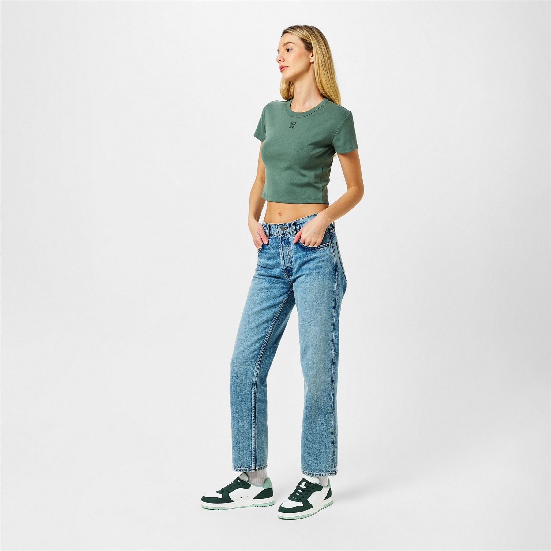 Hugo Hadrian Basket Low Top Trainers