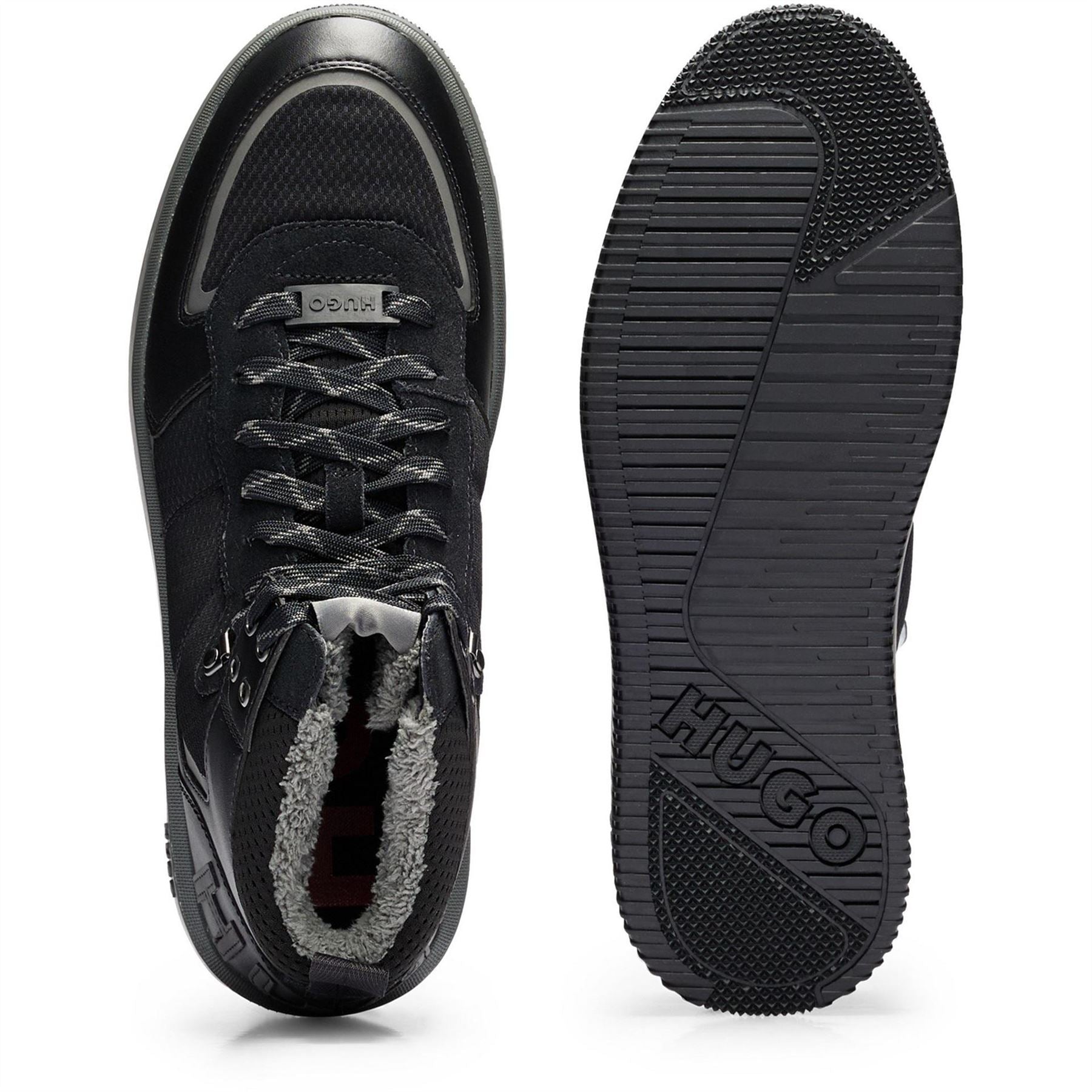 Hugo Kilian Hito High Top Lace Up Sneakers