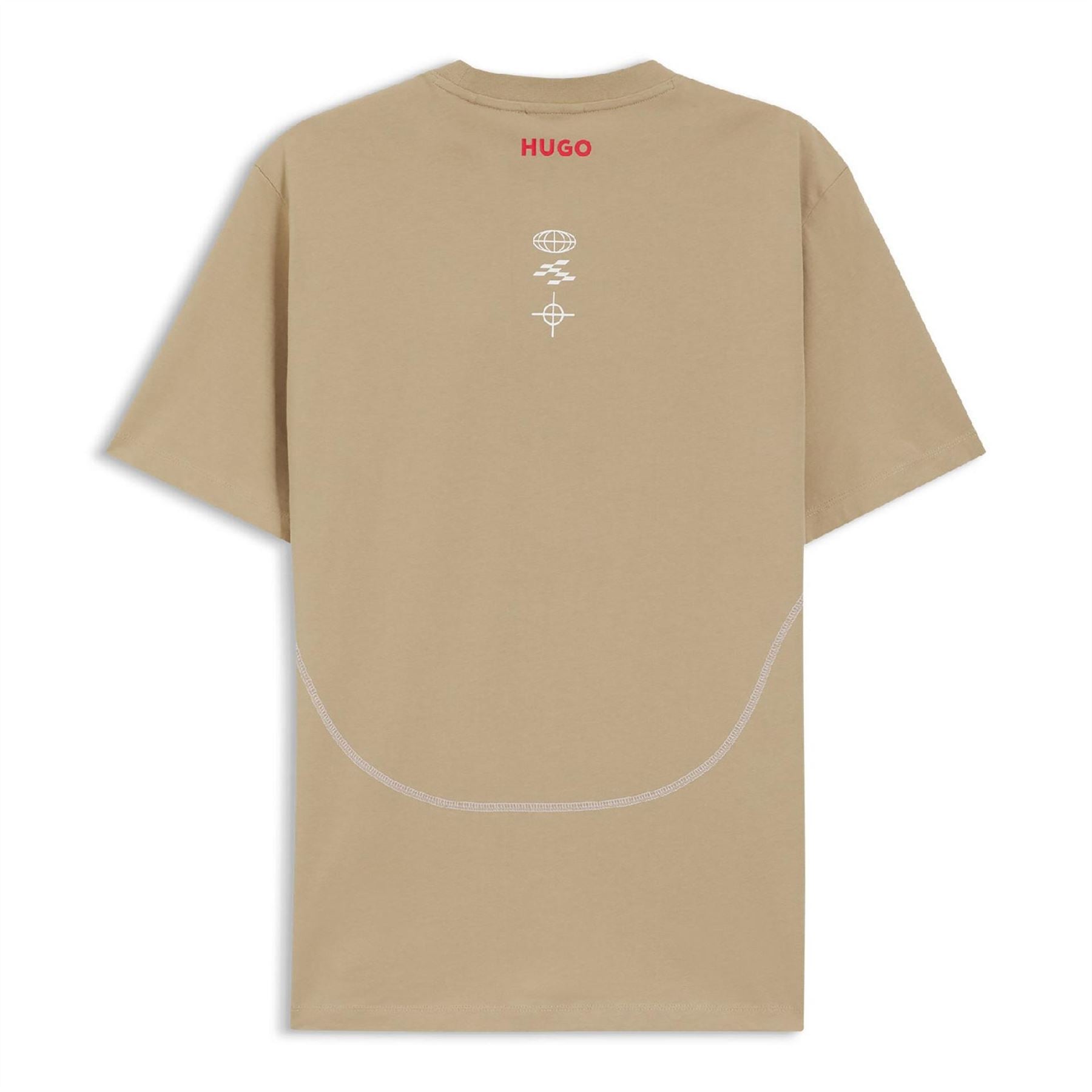 Hugo Wordmark Graphic Crew Neck Short Sleeve Competition T-Shirt