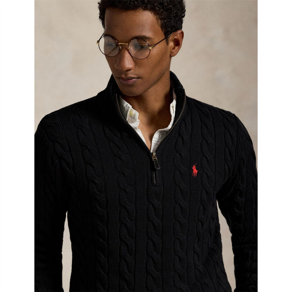 Polo Ralph Lauren Quarter Zip Knit Jumper