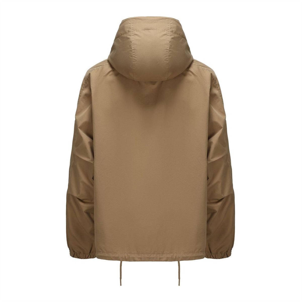 Pretty Green Hooded Drawstring Solid Patterned Field Parka Coat