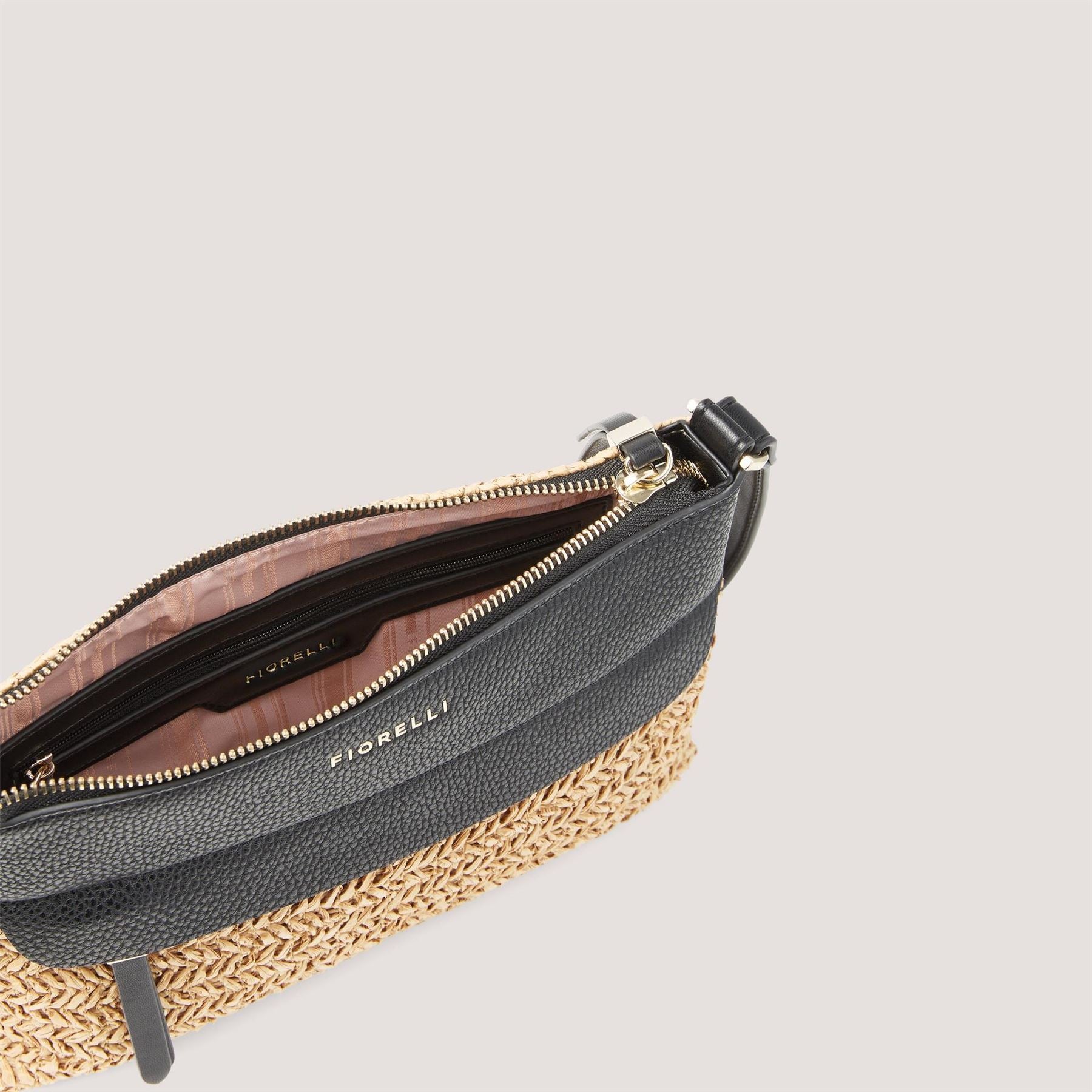Fiorelli Crossbody Color Block Handbag with Detachable Strap