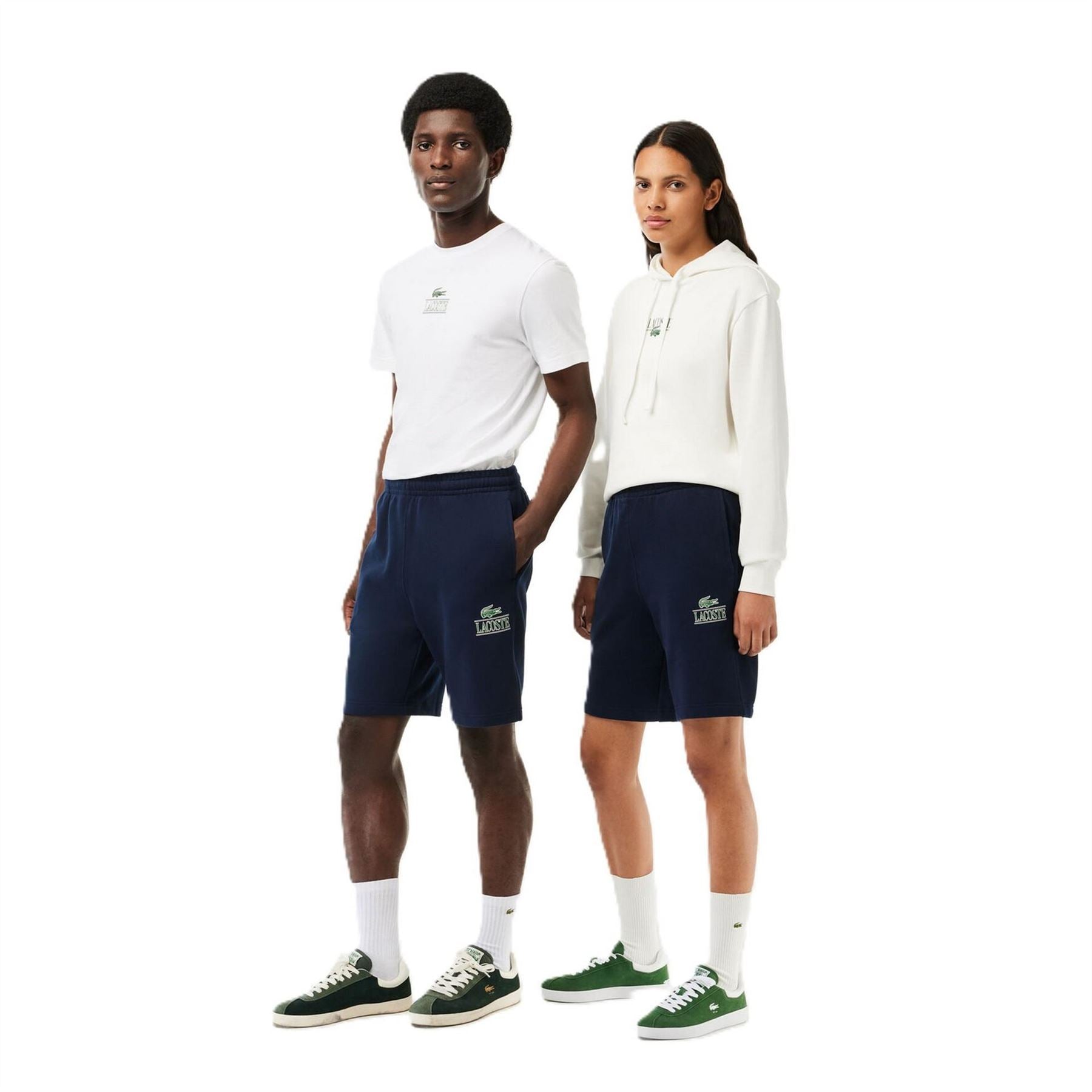 Lacoste Gh1220 Bermuda Sweat Shorts with Elasticated Waistband