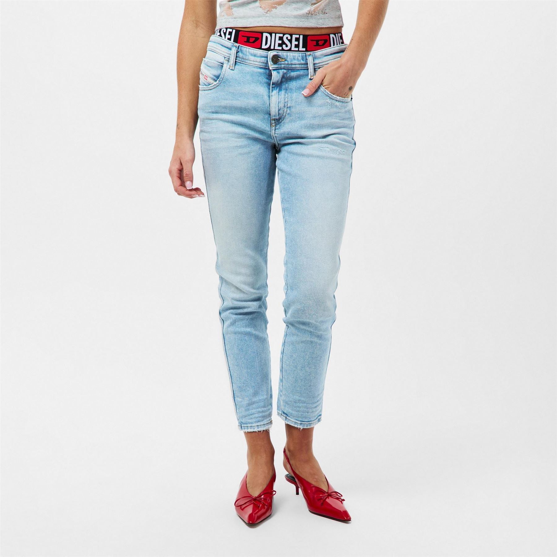 Diesel 2015 Skinny Fit Five Pocket Jeans