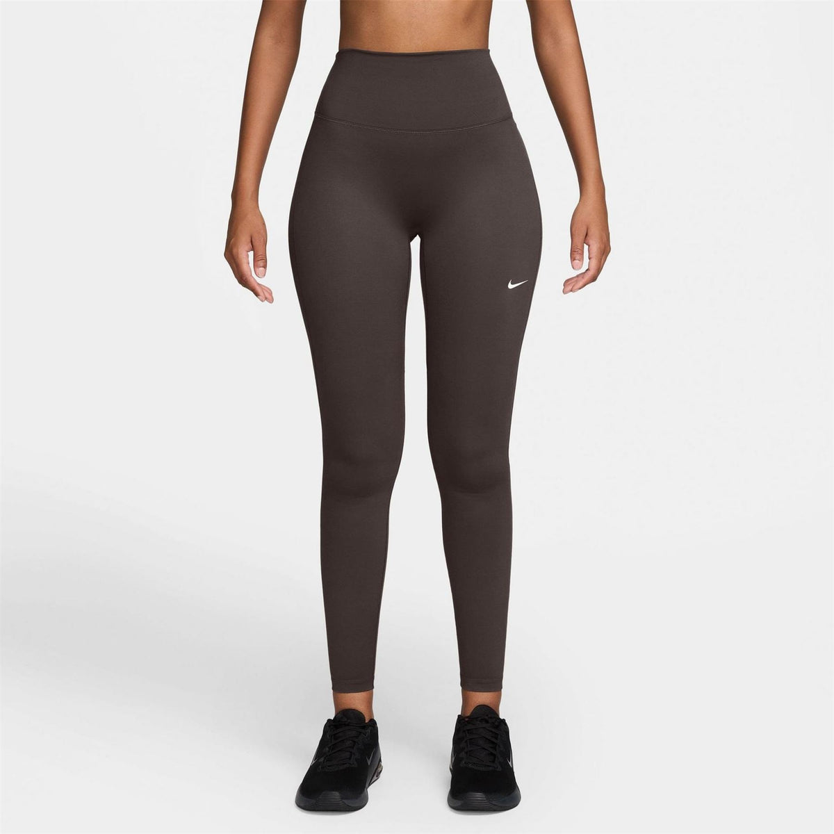 Nike Womens One Seamless Front High Waisted Leggings
