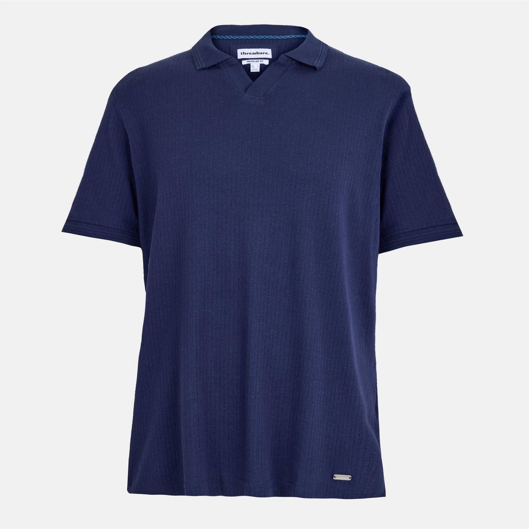 Threadbare Collared Neck Short Sleeve Regular Fit Polo Shirt