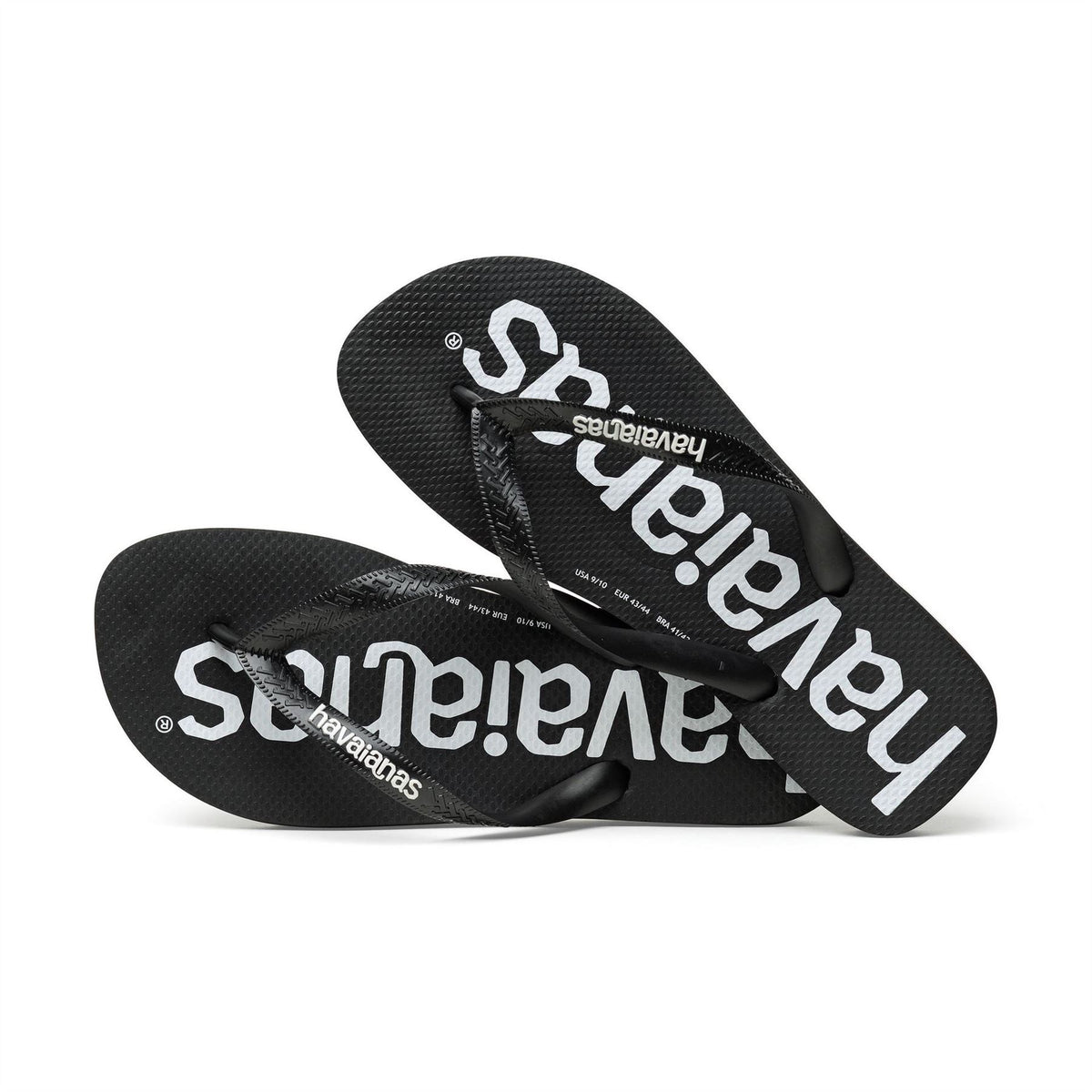 Havaianas Kids Top Logomania Black Flip Flops