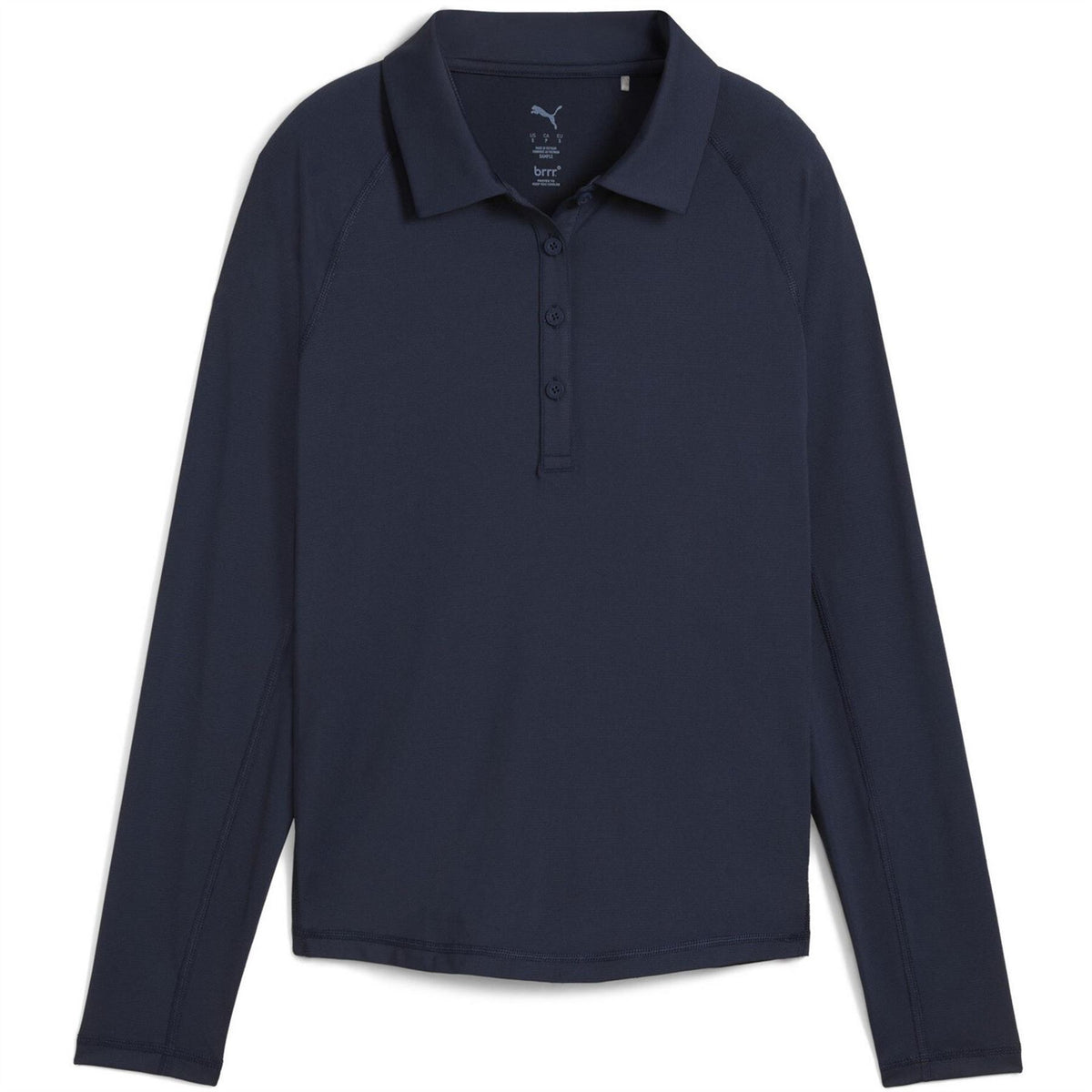 Puma You V Long Sleeve Performance Polo Shirt