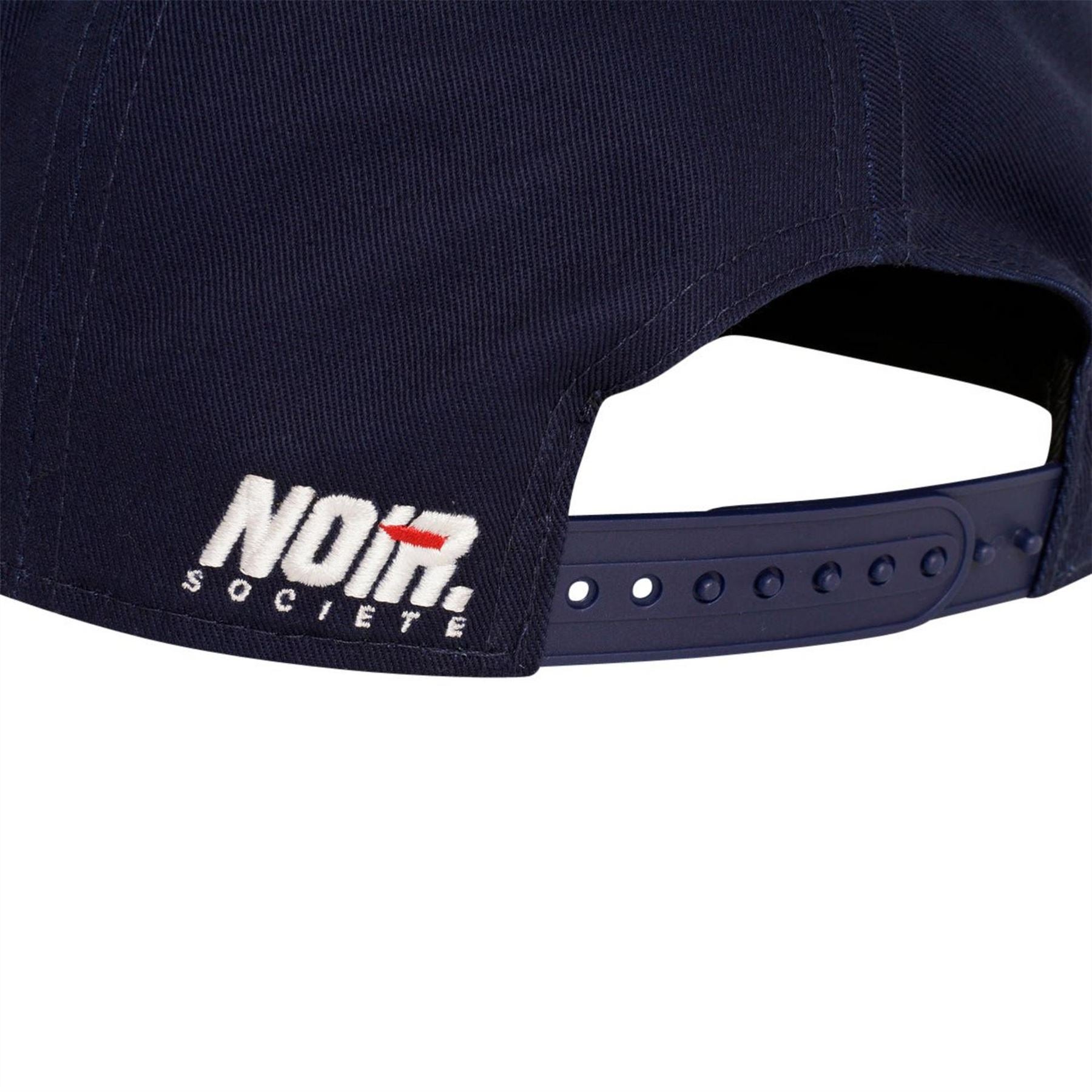 Societe Noir Racer Snapback Cap with Lettering