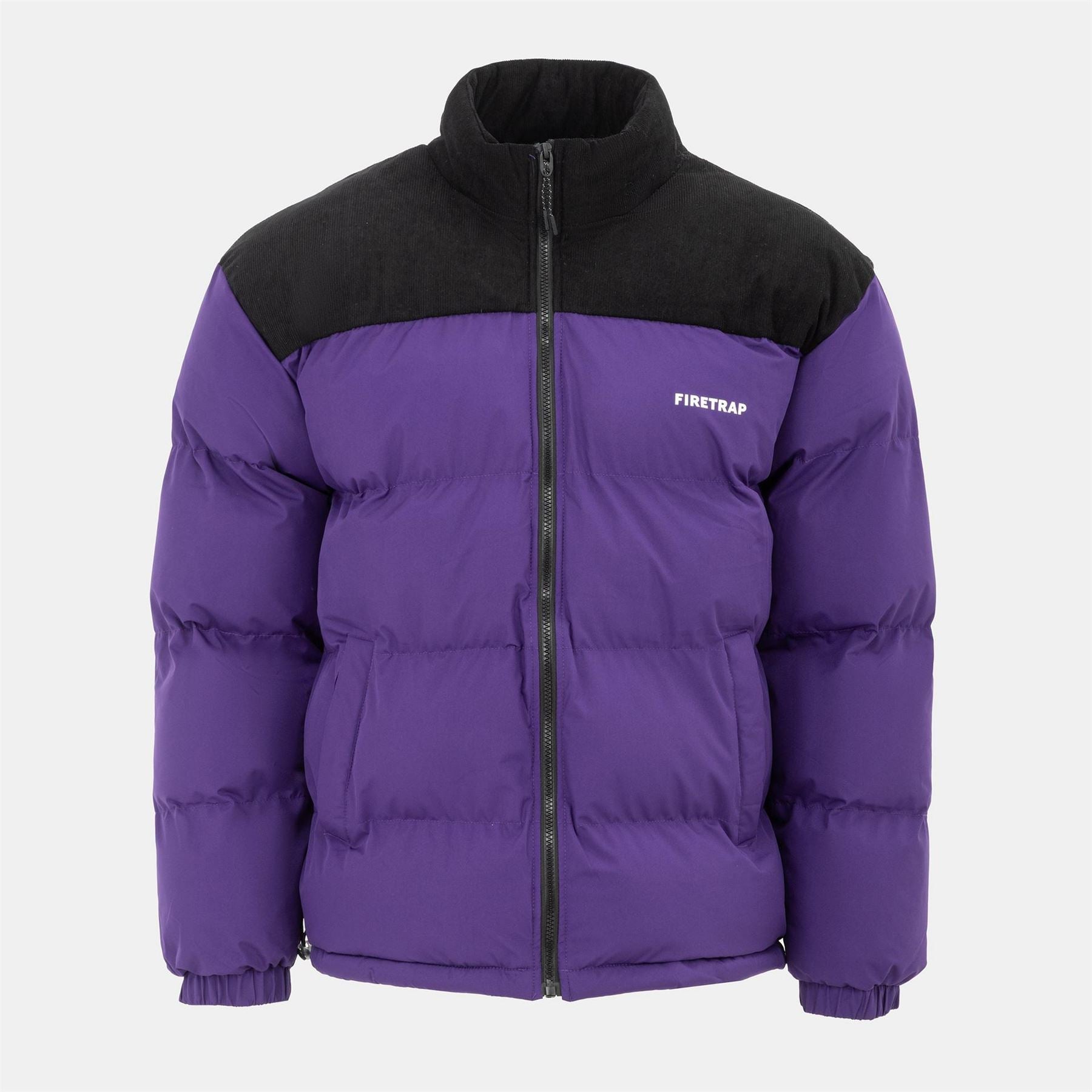 Firetrap Full Zip Funnel Neck Long Sleeve Puffer Jacket