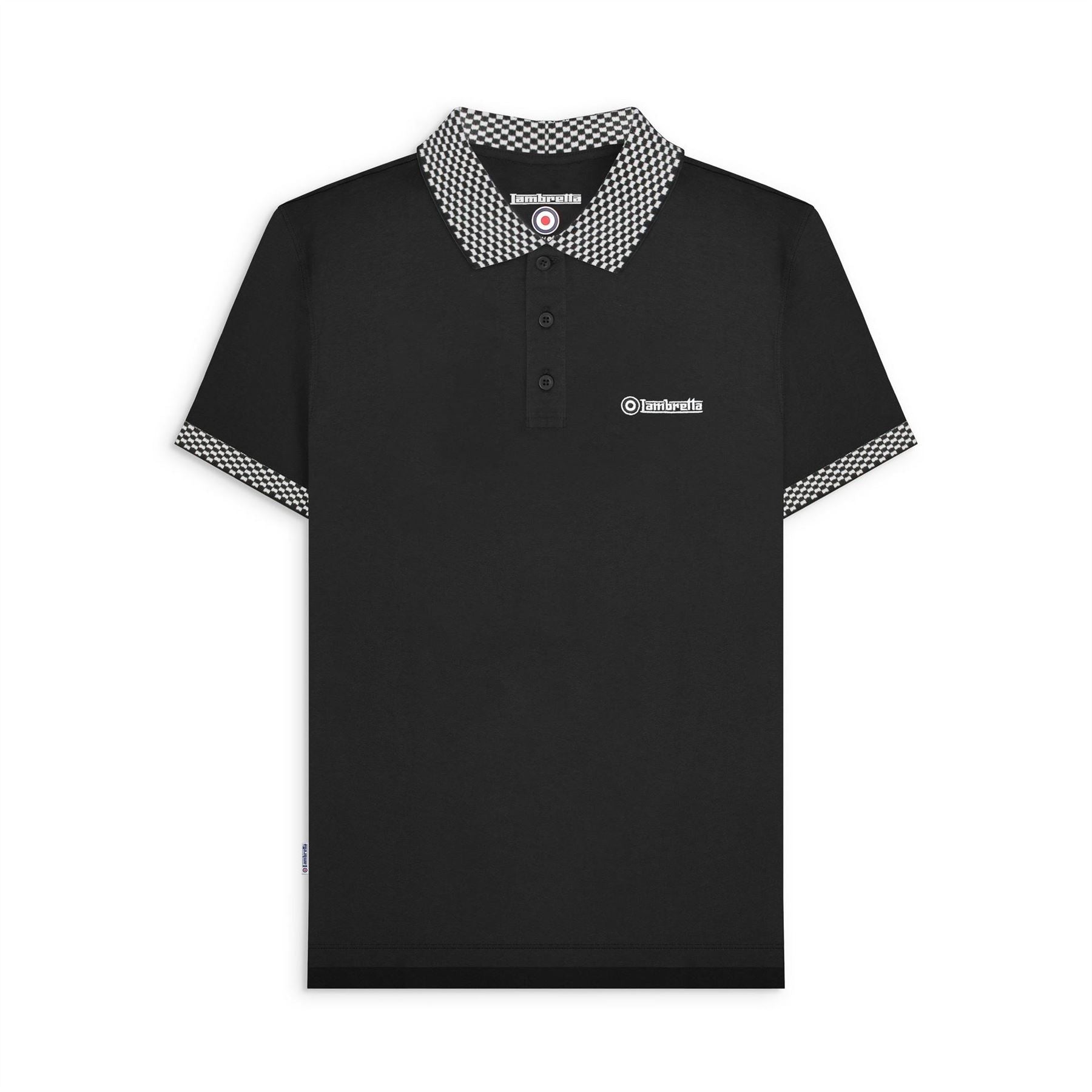 Lambretta Collared Neck Short Sleeve Polo Shirt
