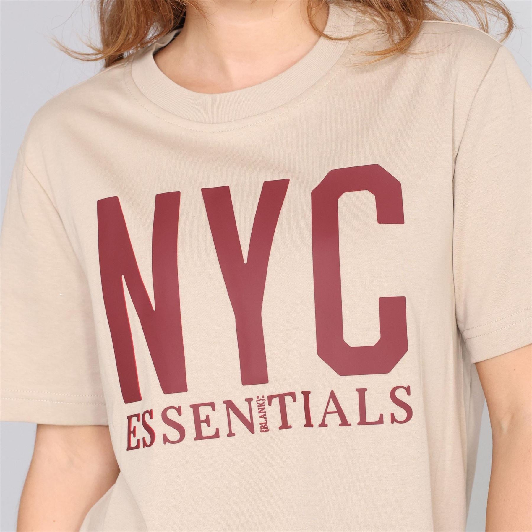 Blank Essentials Nyc Cotton Short Sleeve Oversized T-Shirt