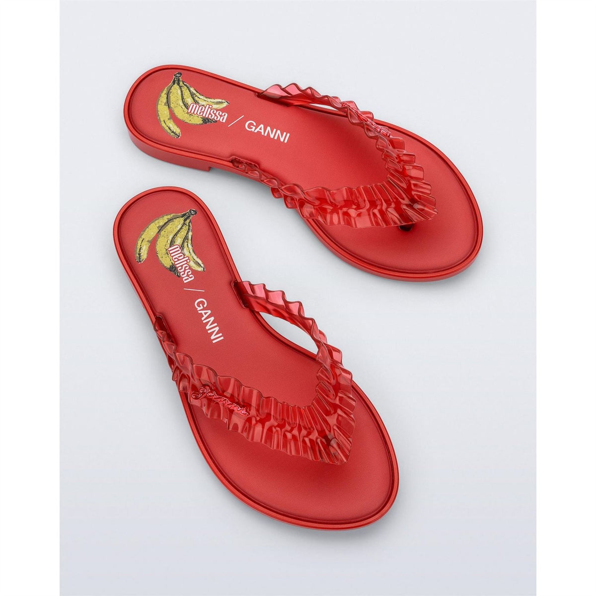 Melissa X Ganni Ff Flip Flops