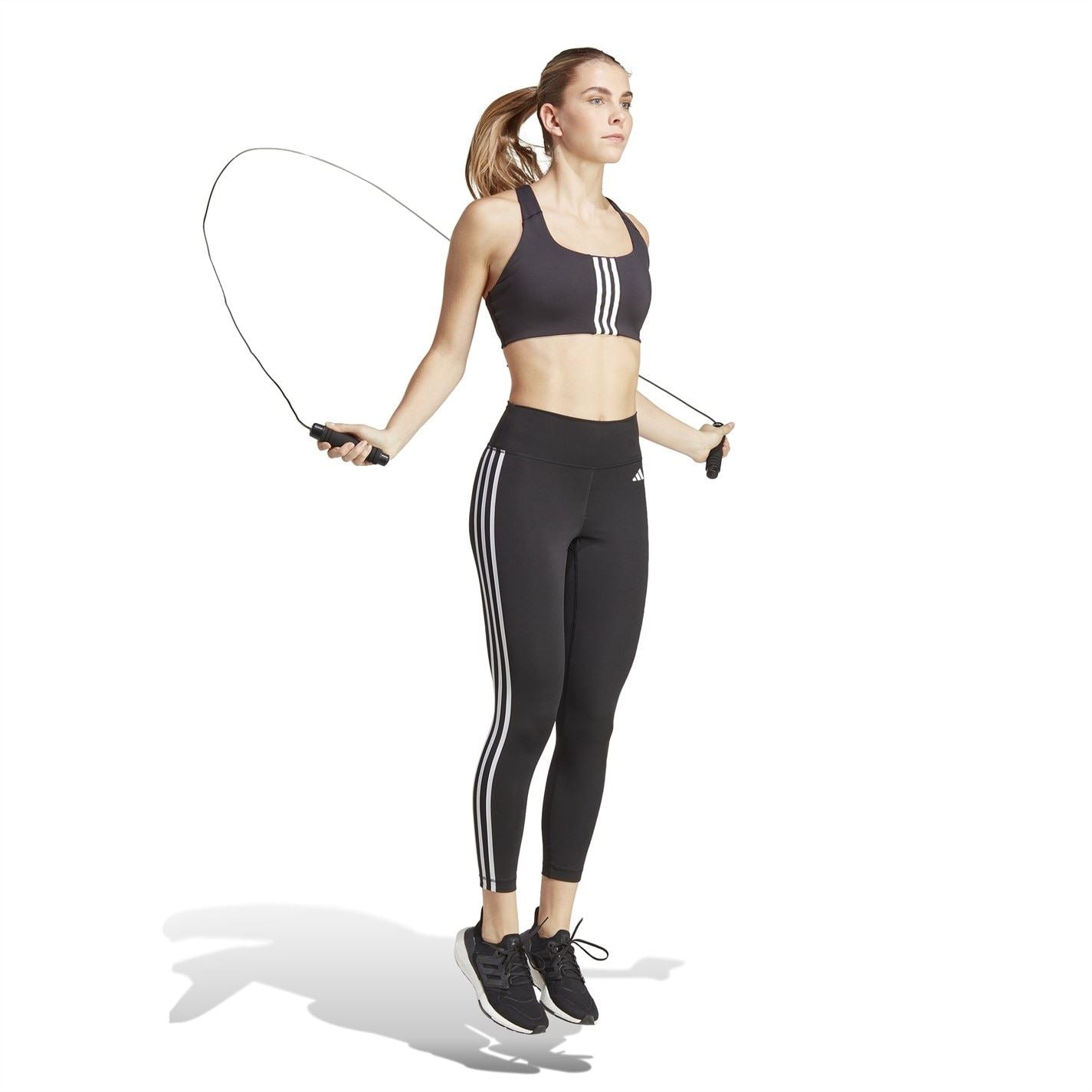 adidas Techfit 3 Stripes 7 8 Leggings