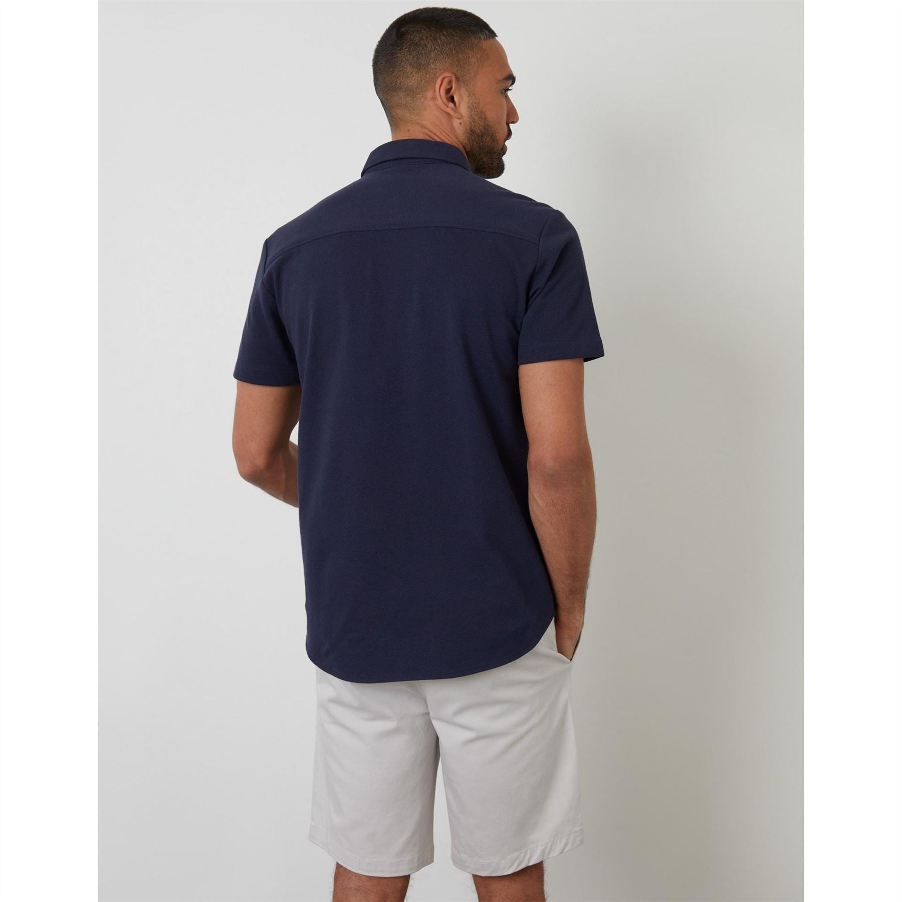Threadbare Majestic Regular Fit Button Down Collar Shirt