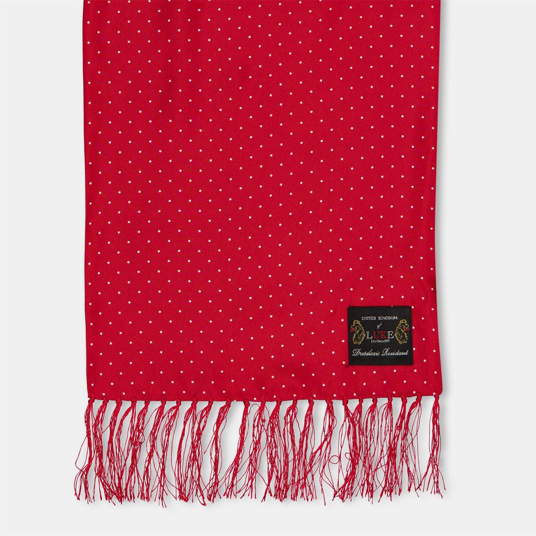 Luke Polka Dot Oblong Scarf