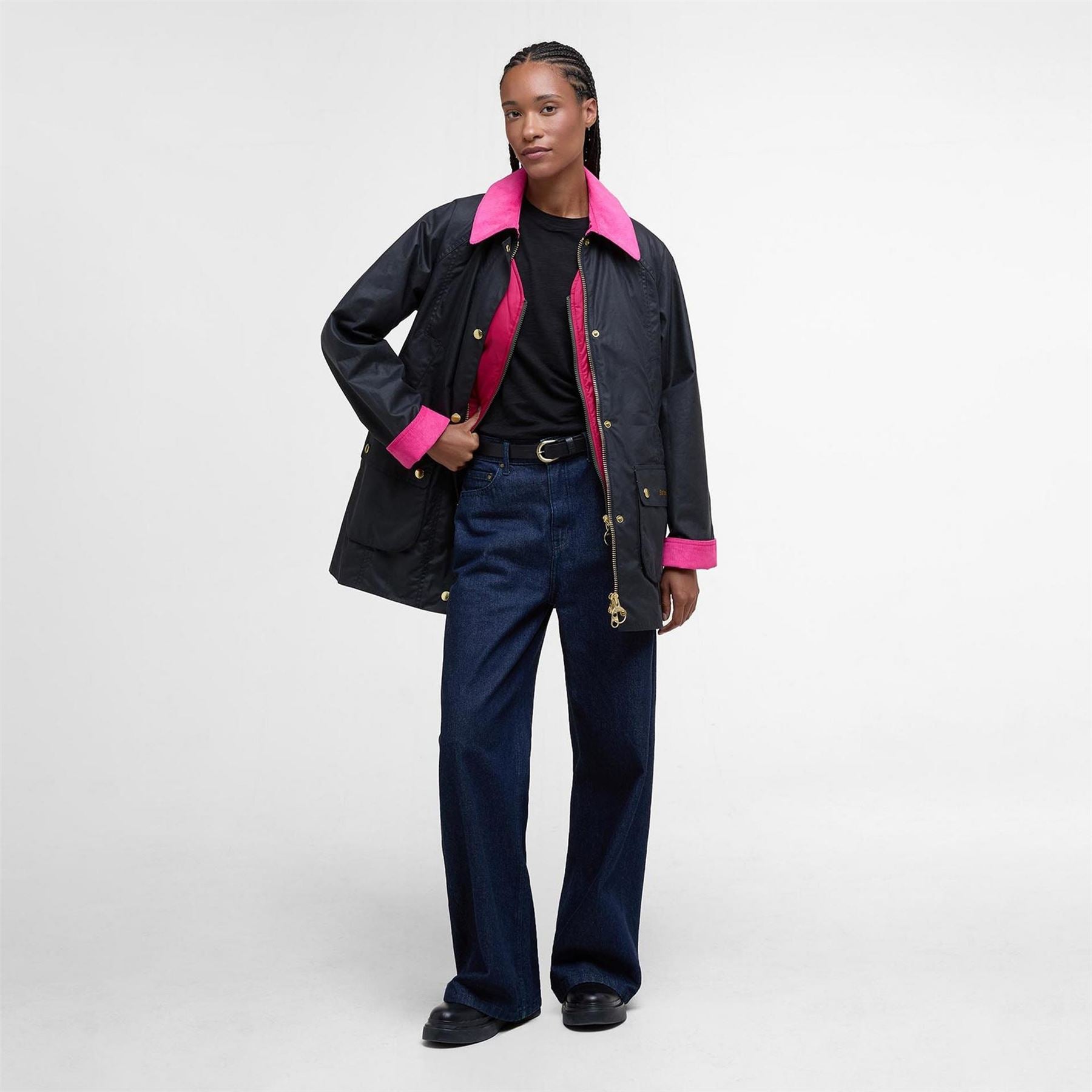 Barbour Modern Beadnell Waxed Cotton Long Sleeve Wax Jacket