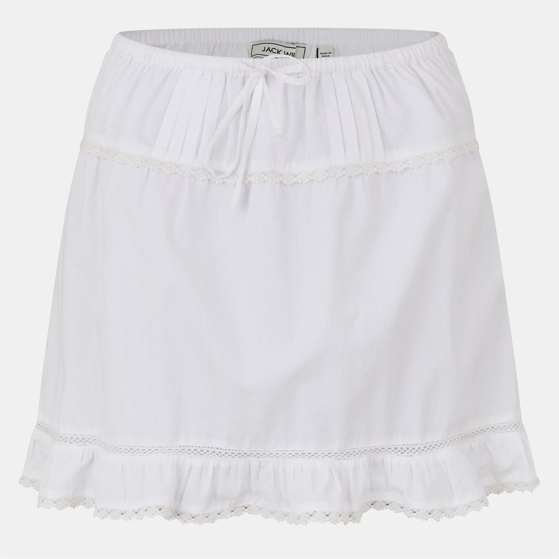 Jack Wills Tie Mini A-Line Skirt