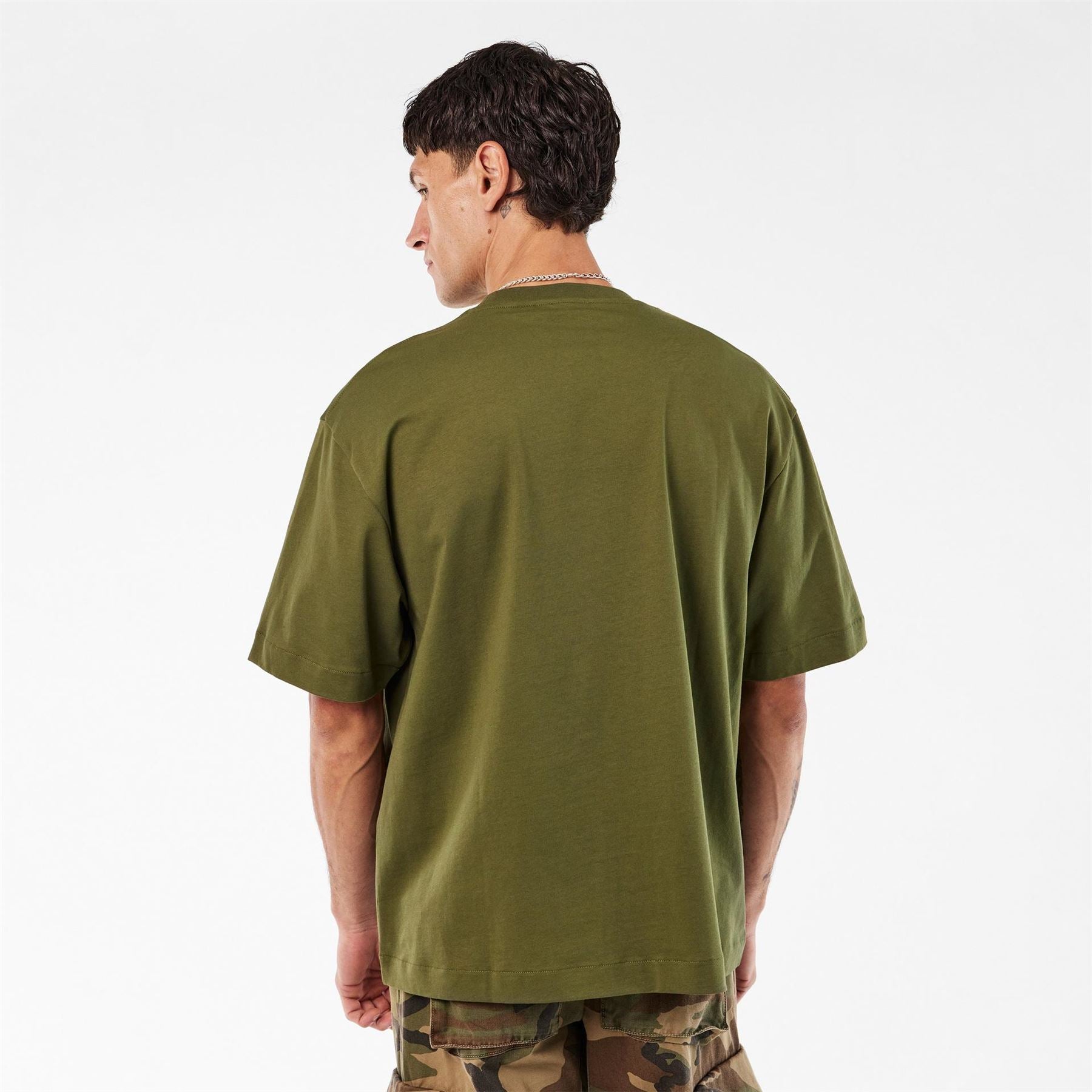 Off White Crew Neck Short Sleeve Skate T-Shirt