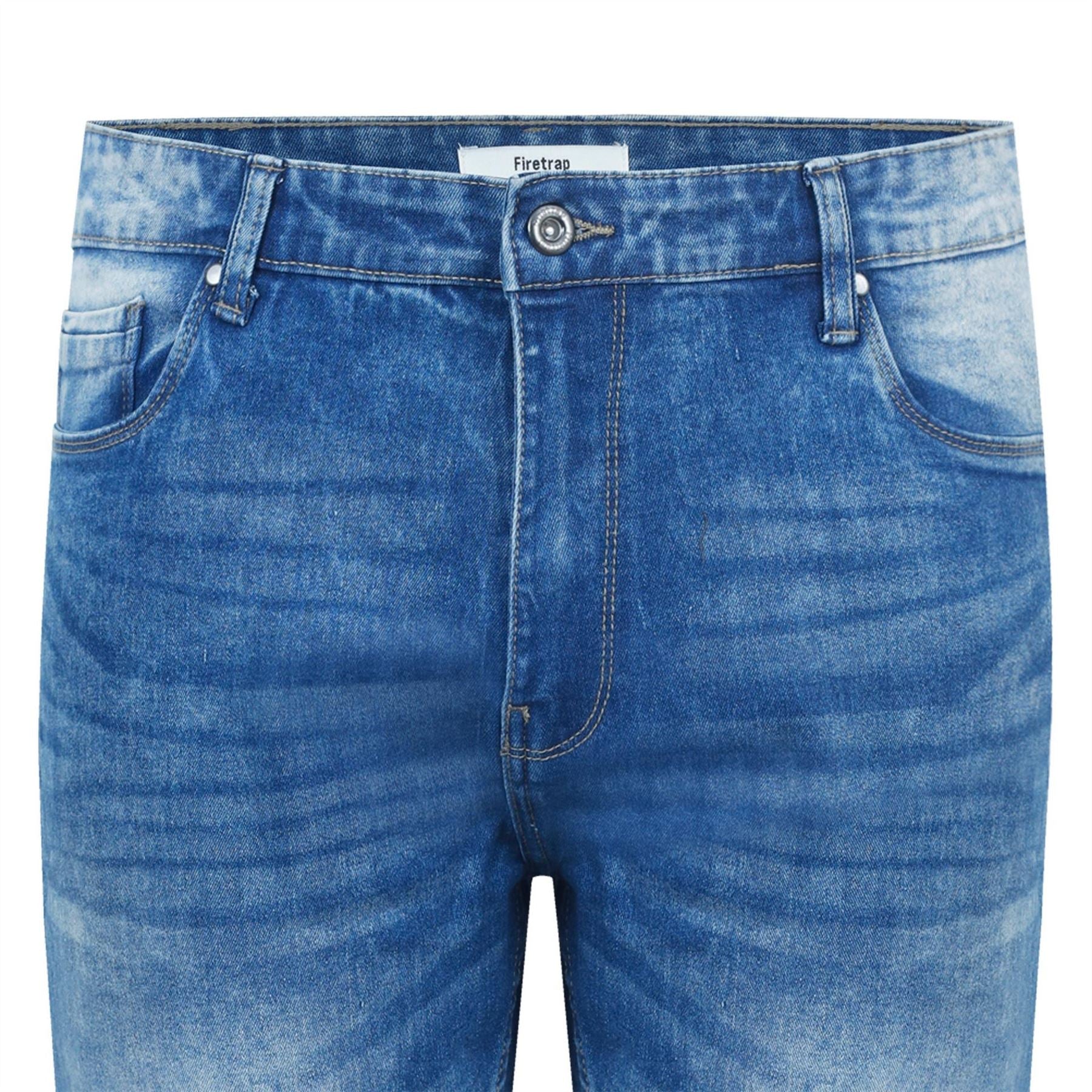 Firetrap Mens Stretch Slim Fit Jeans
