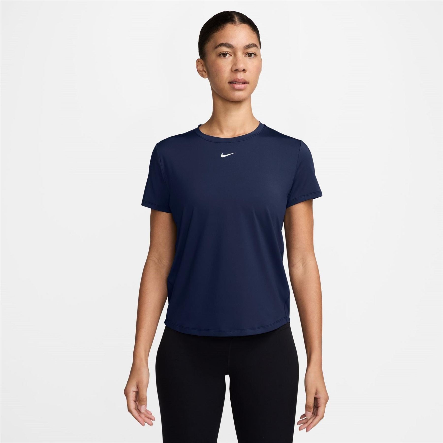 Nike Womens Dri Fit One Standard Fit Short Sleeve Top