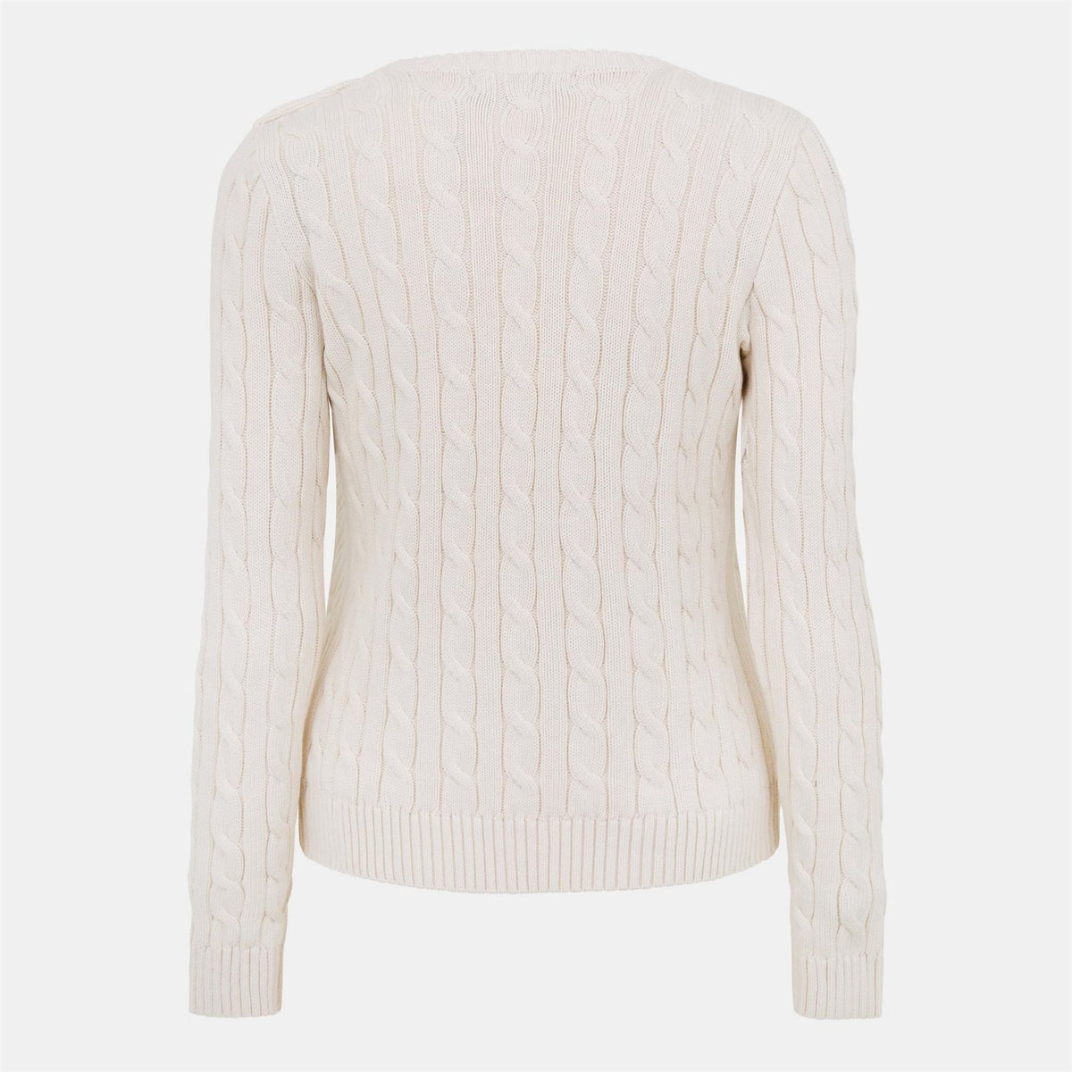 Lauren by Ralph Lauren Trim Cable Knit Jumper