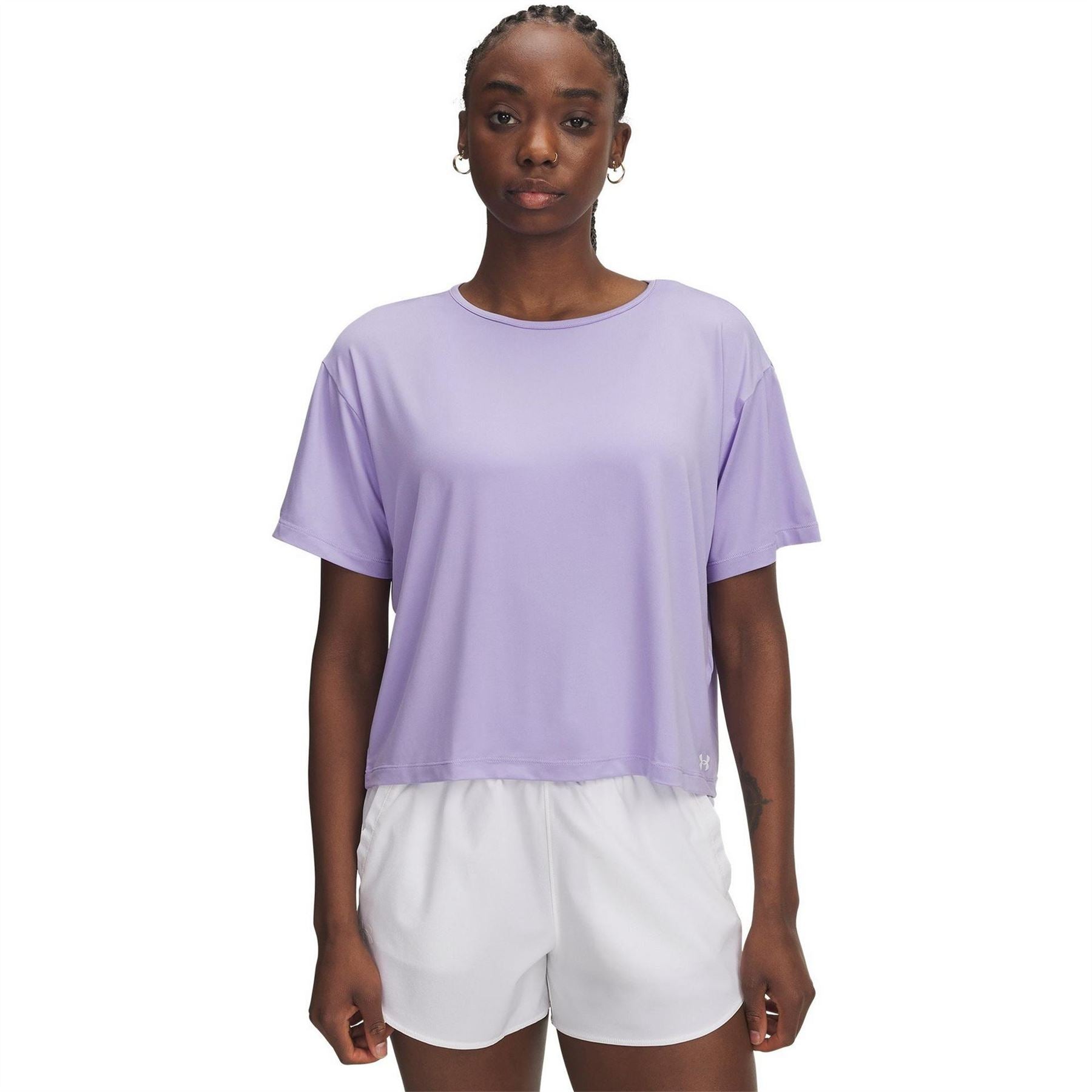 Under Armour Womens Armour Motion Ss Gym Top
