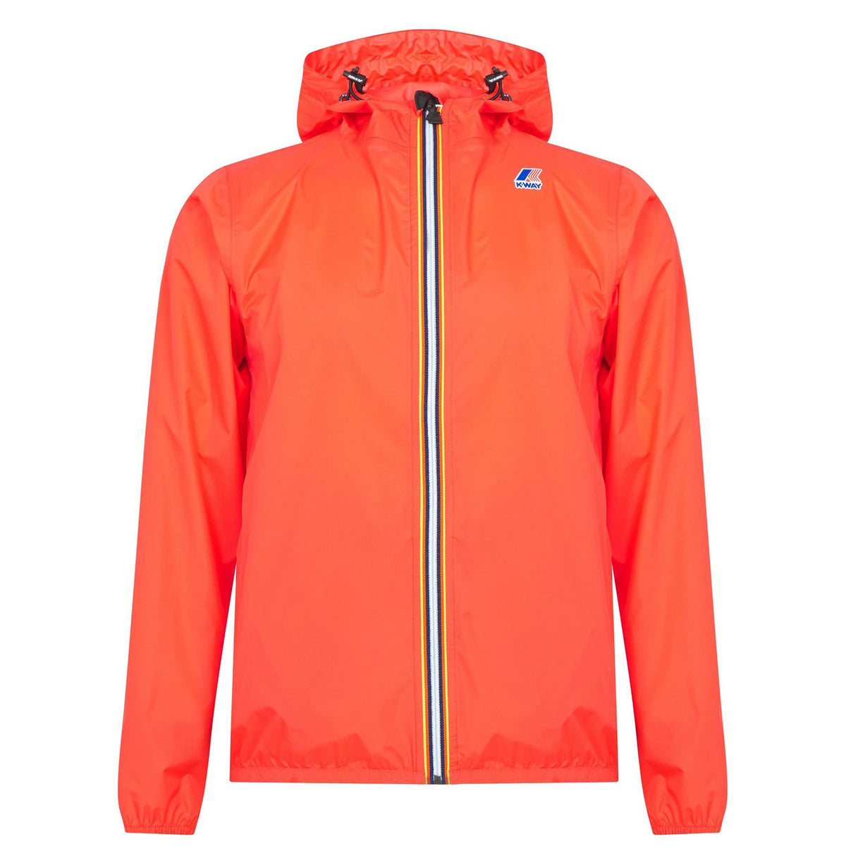 K Way Le Vrai 3.0 Water Resistant Long Sleeve Rain Anorak