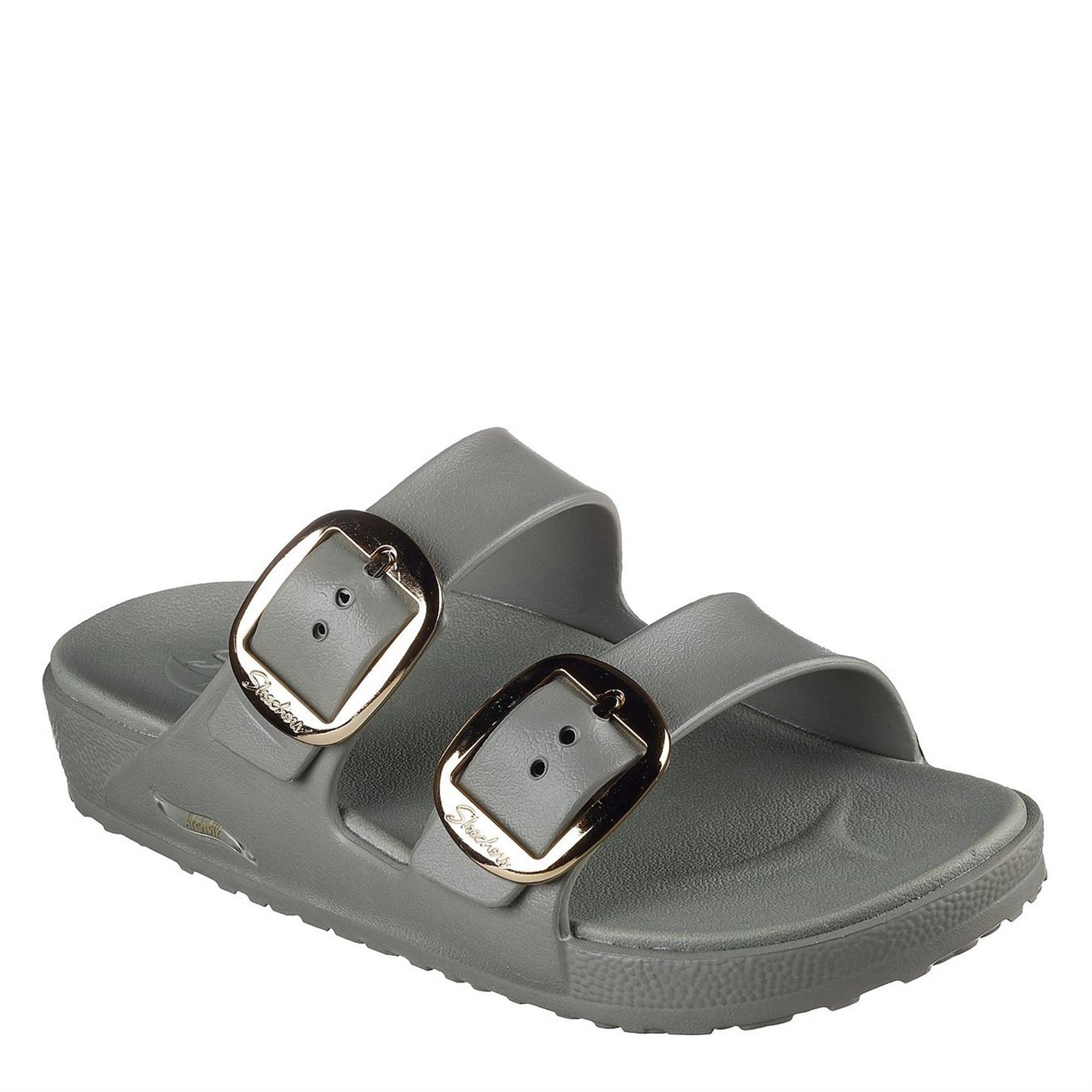 Skechers Molded Double Band Flat Slide Sandals