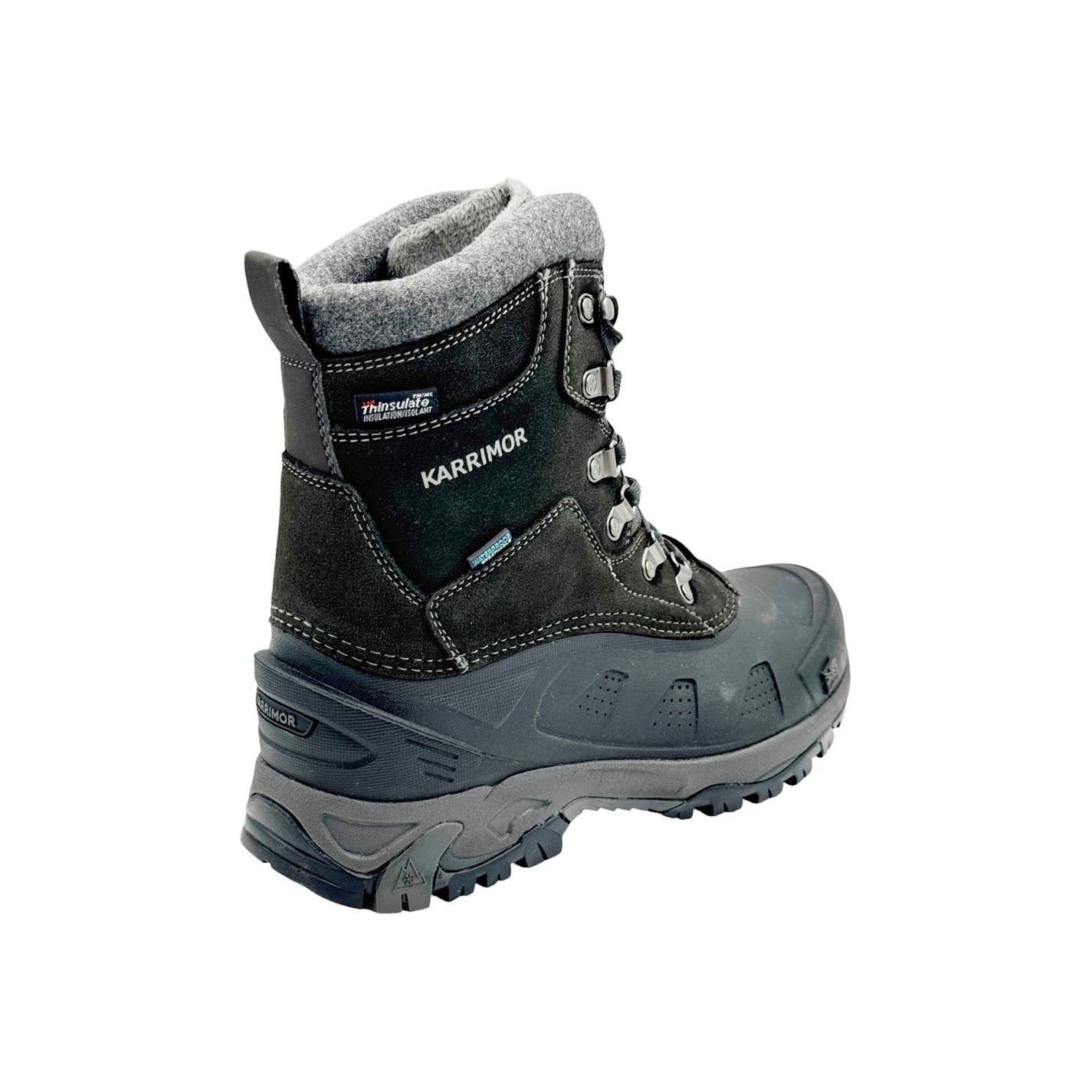 Karrimor Contrast Stitch Snow Fur Winter Boots