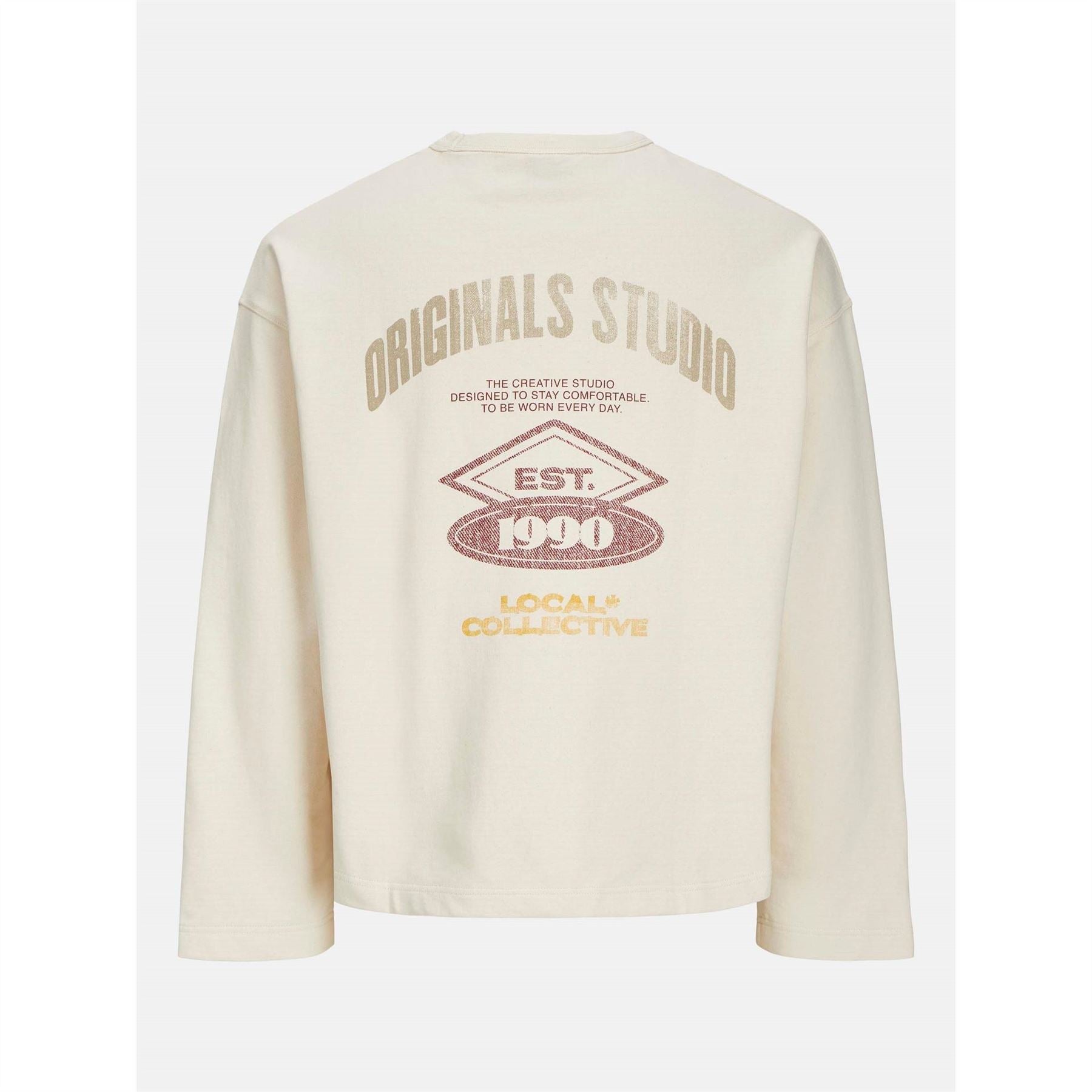Jack and Jones Back Panel Crew Neck Sweatshirt