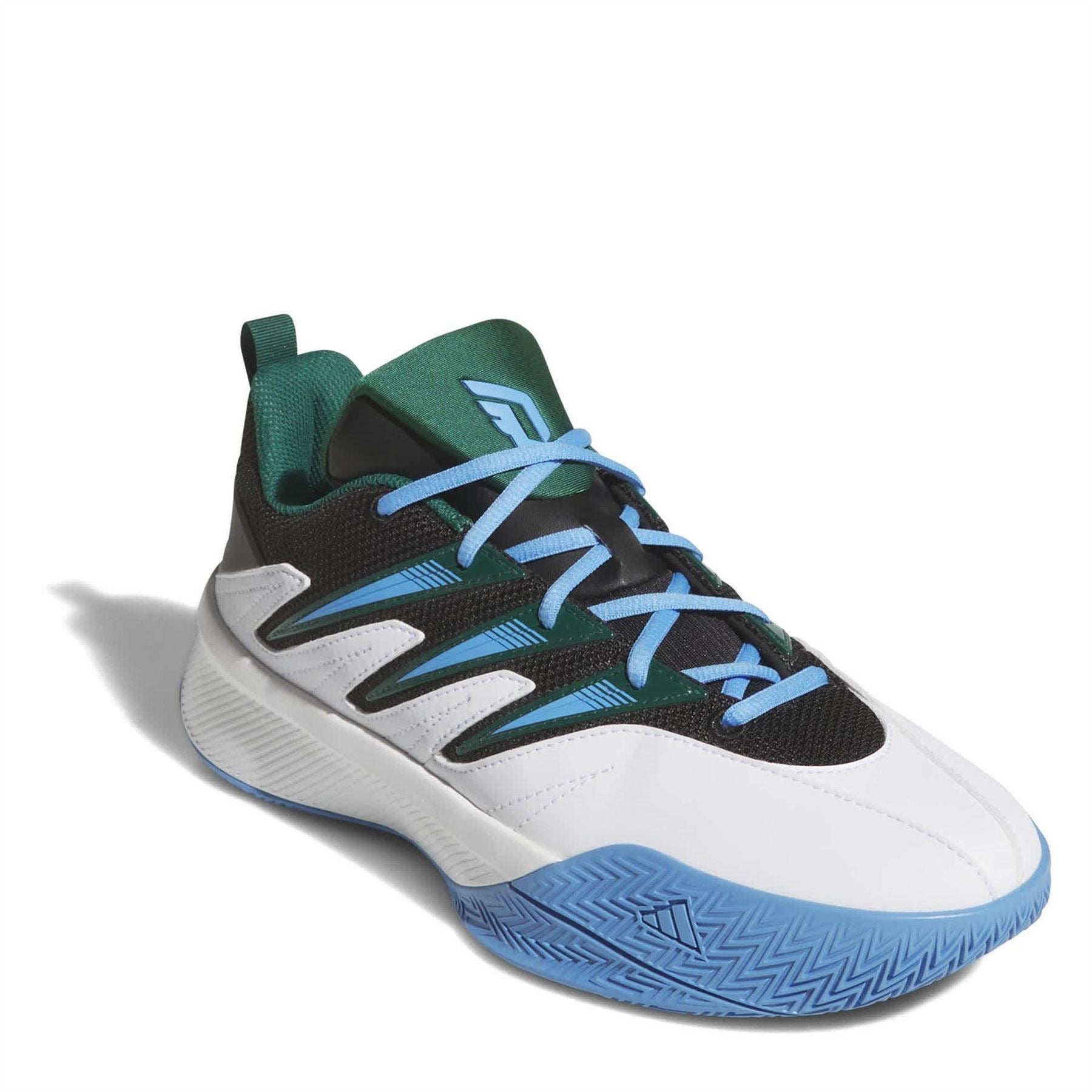 adidas Dame Court 3 Low Top Lace-Up Sneakers