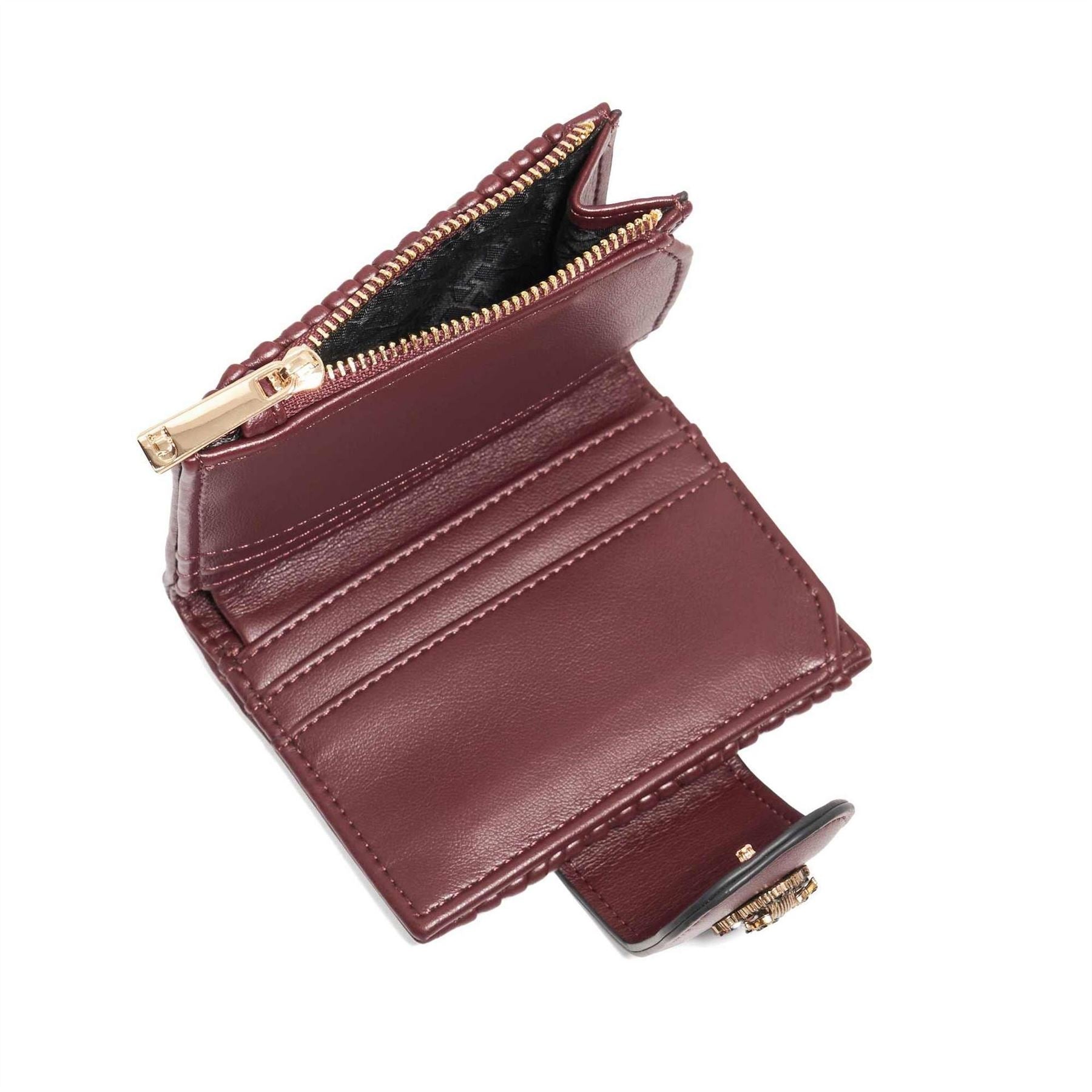 Dune London Kearton Textured Coin Purse with Gold Tone Hardware