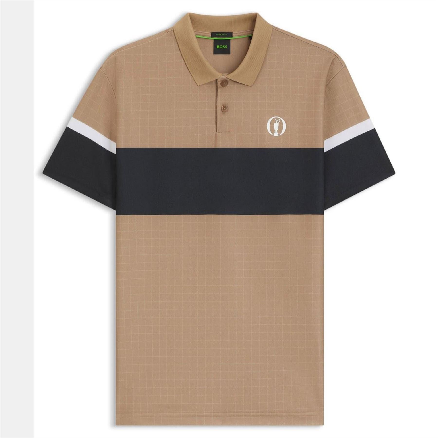 Boss Open 25 Paddy Grid Pattern Polo Shirt