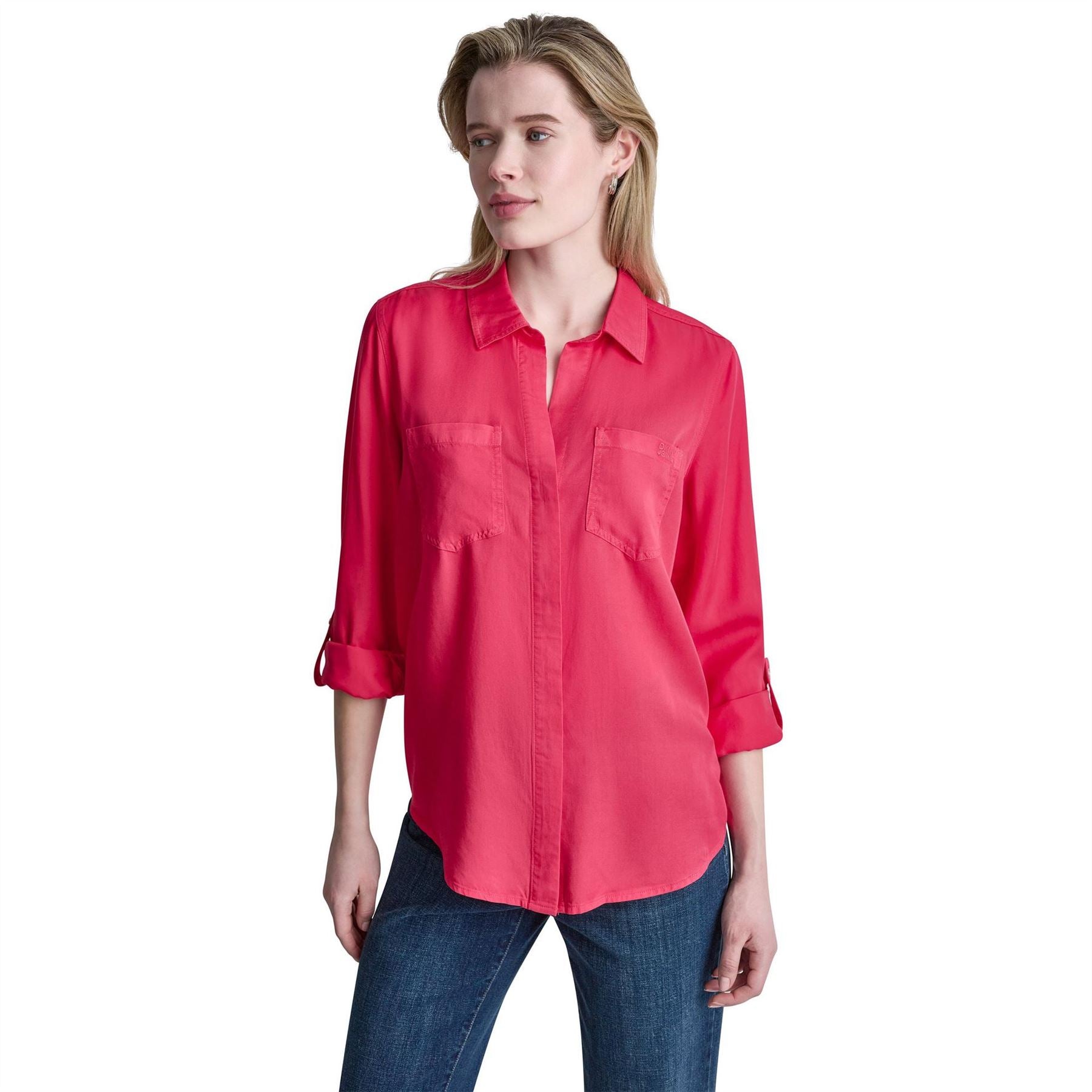 DKNY Long Sleeve Blouse