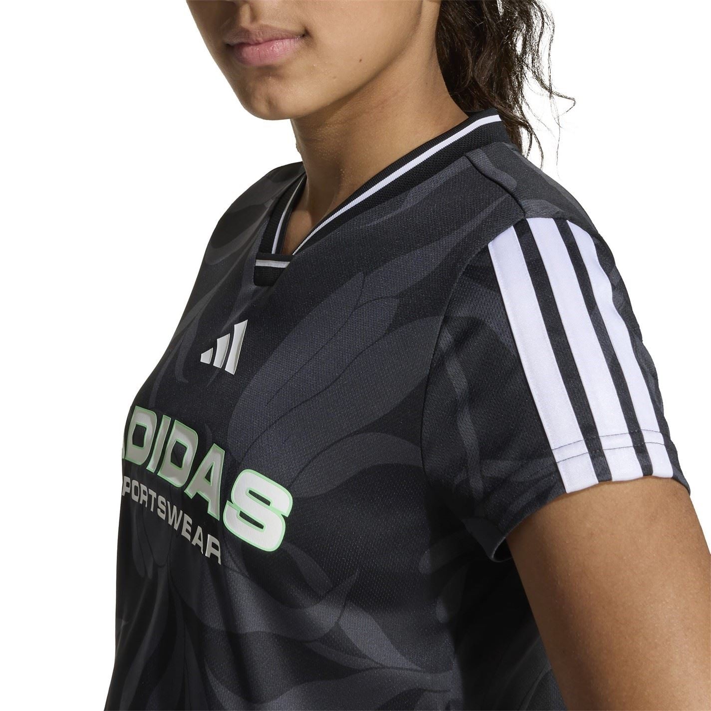 adidas House Of Tiro Colors Of Football Crop T-Shirt Juniors