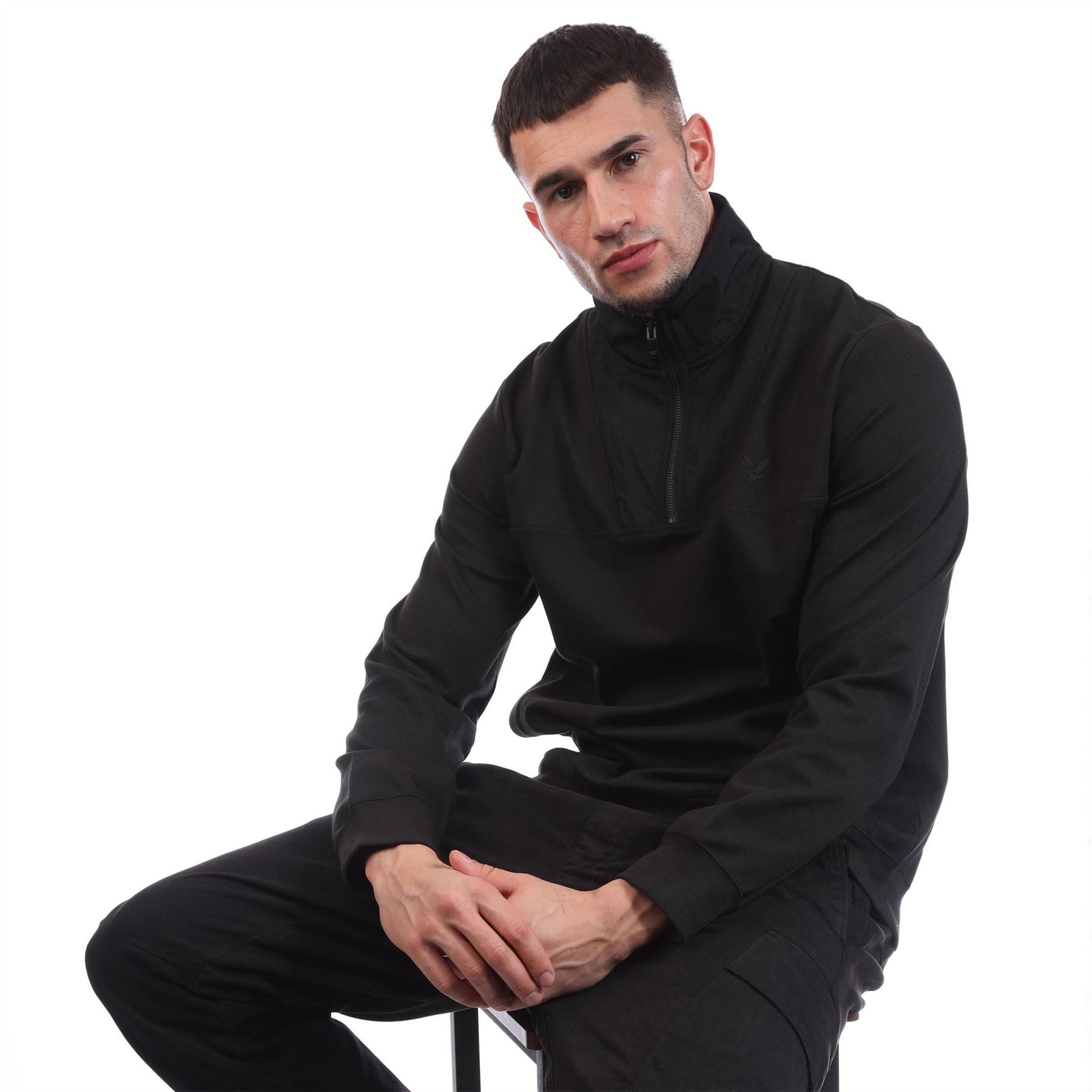Lyle and Scott Hybrid Quarter Zip
