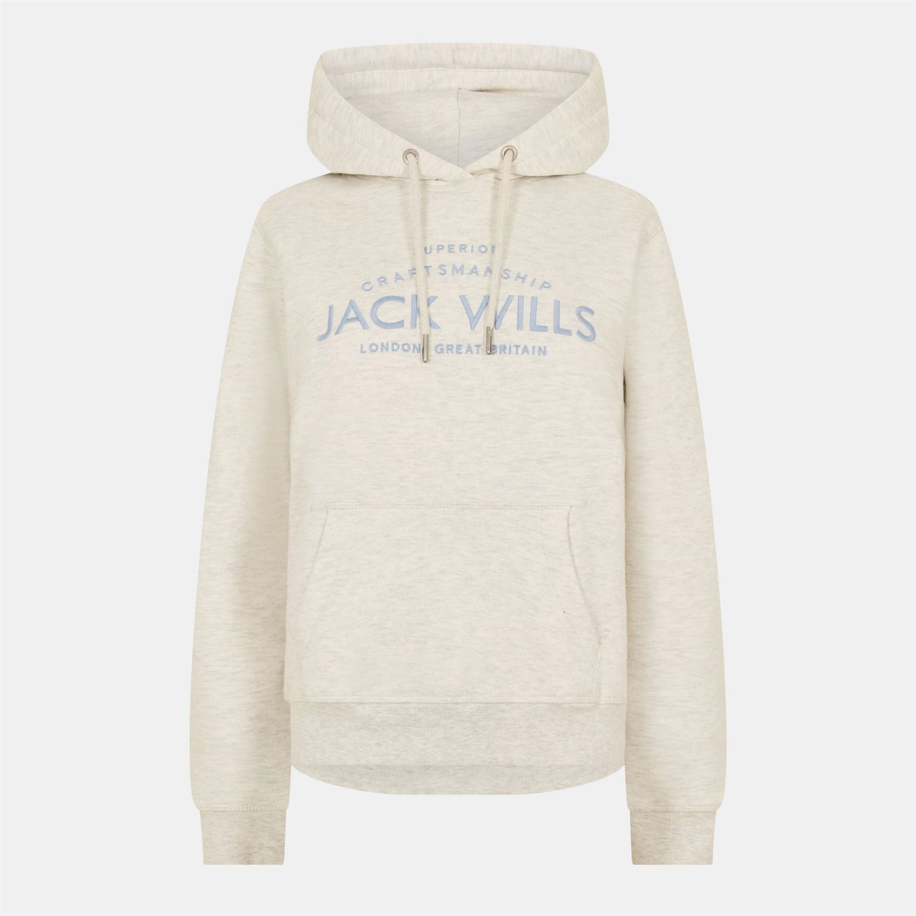 Jack Wills Hunston Graphic Logo Hoodie