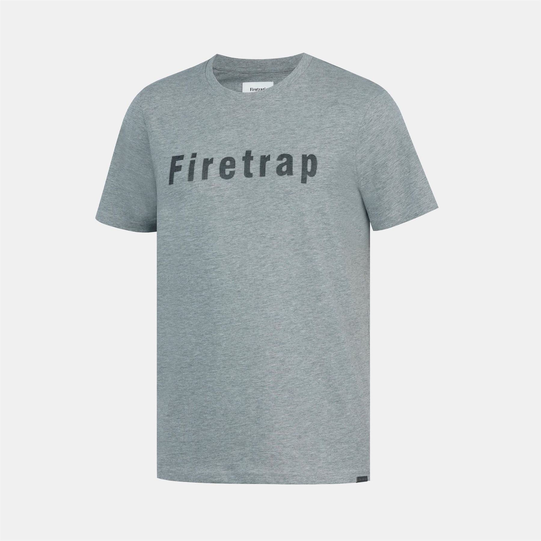 Firetrap Mens Large Logo T-Shirt