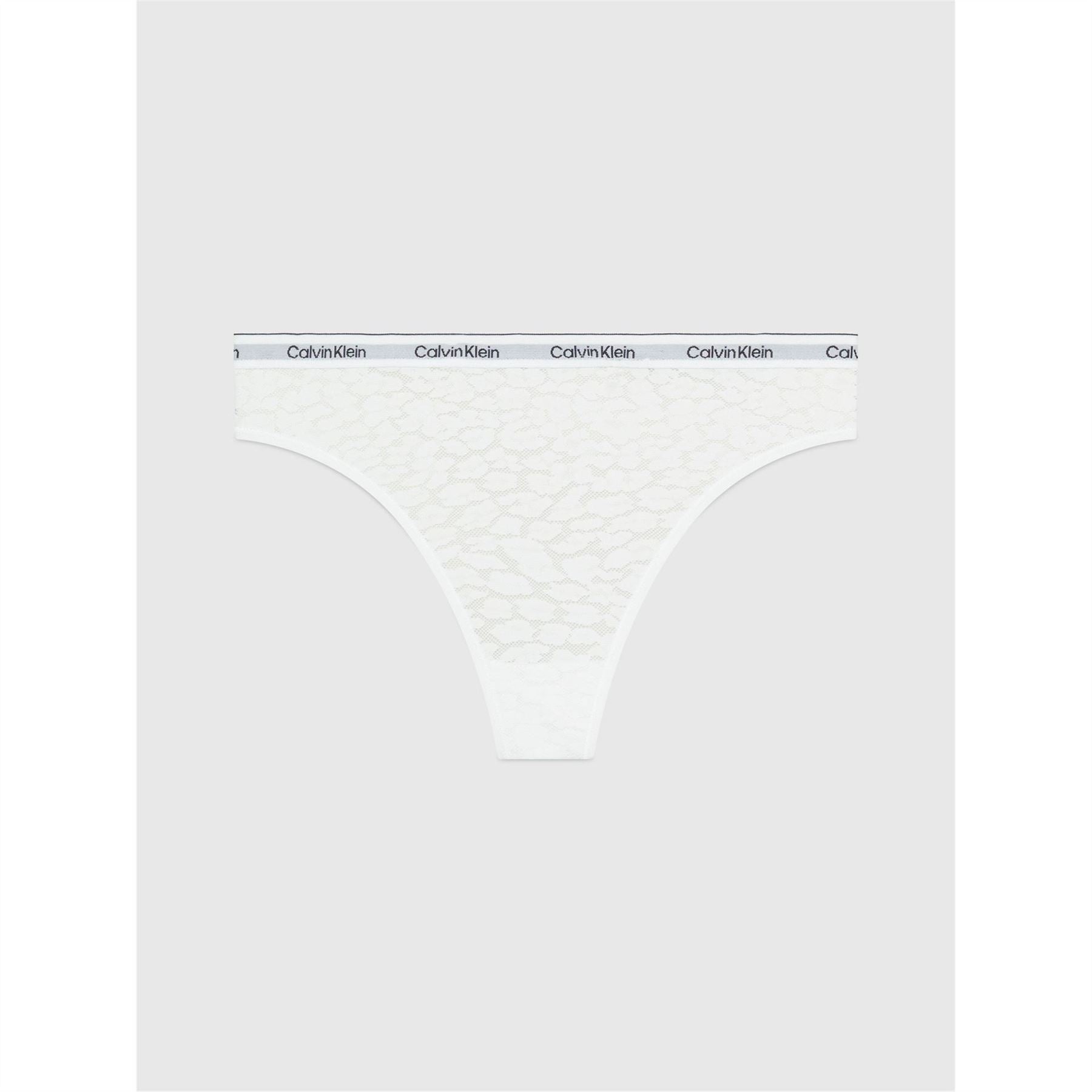 Calvin Klein Cotton Lace Thong